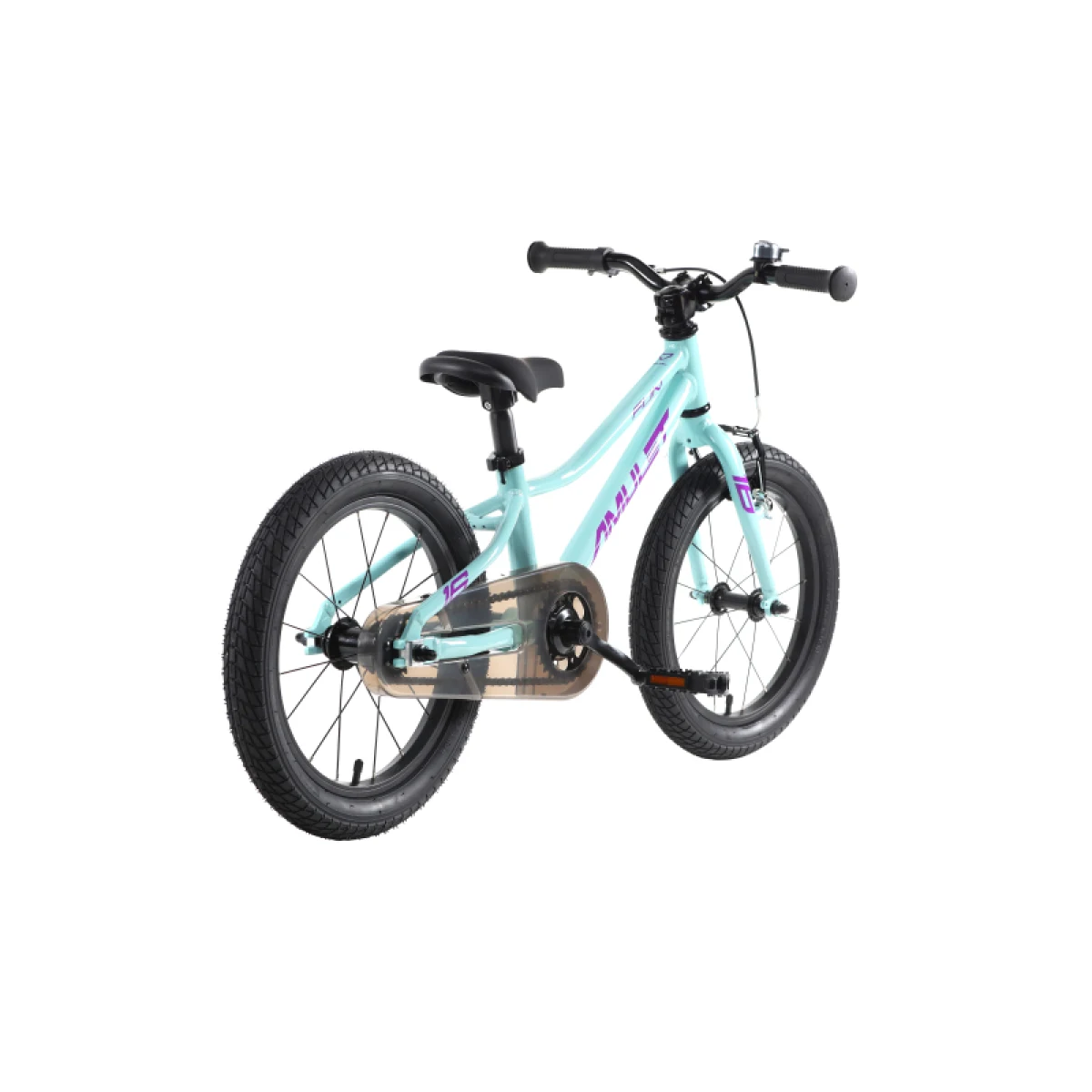 Dievčenský horský bicykel AMULET 16 Fun, celeste blue purple - Veľkosť: 16 | Hmotnosť: 7,2 kg · záber 2