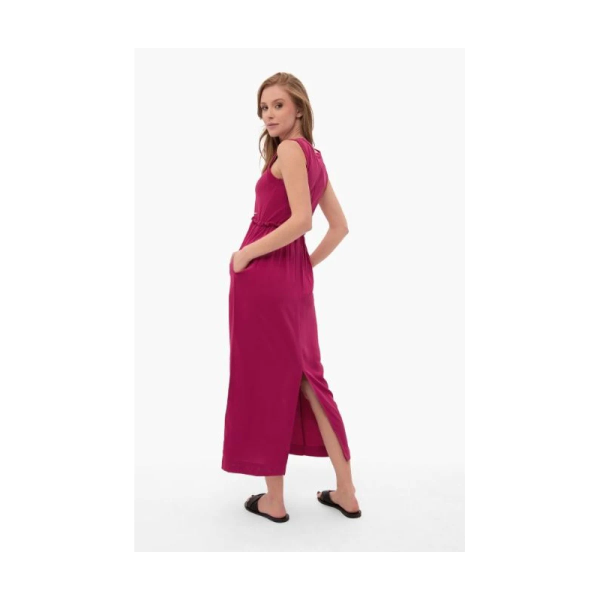 Dámske šaty VOLCANO BRITANIA-401-PINK · záber 4