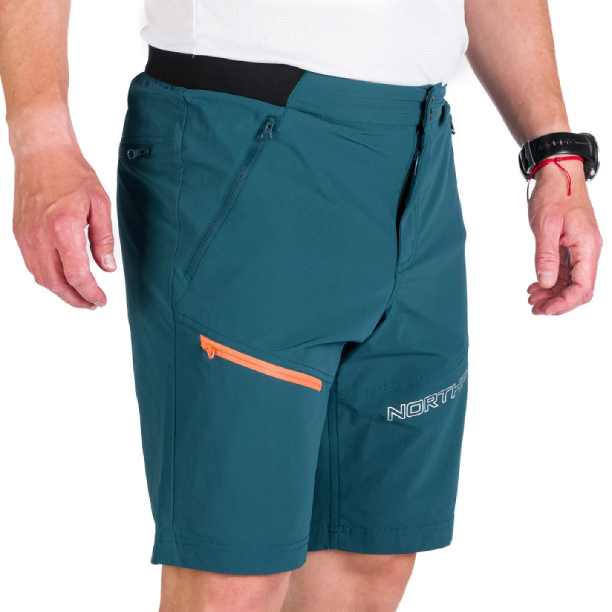 Pánske turistické kraťasy NORTHFINDER BRYON 526-inkblue · záber 5