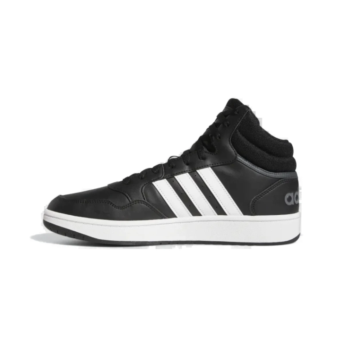 Pánska rekreačná obuv ADIDAS Hoops 3.0 Mid M core black cloud white grey six · záber 3