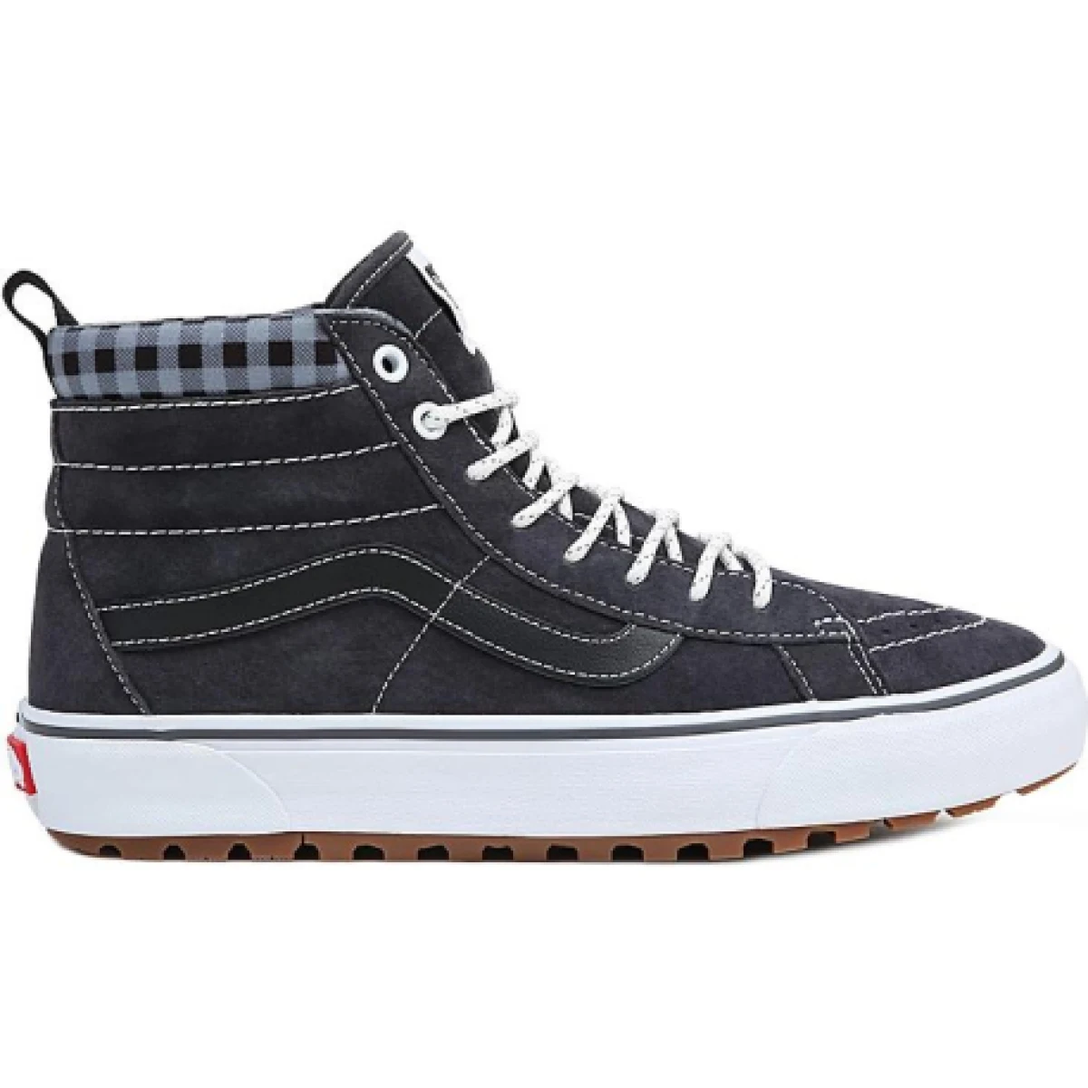 Pánska vychádzková obuv VANS UA SK8-HI MTE-1 plaid grey white · záber 1