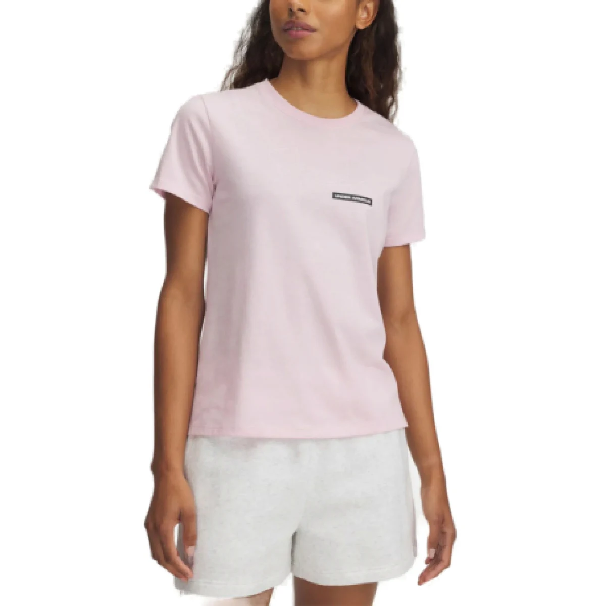 Dámske tričko s krátkym rukávom UNDER ARMOUR UA Rival Outline SS-PNK · záber 1