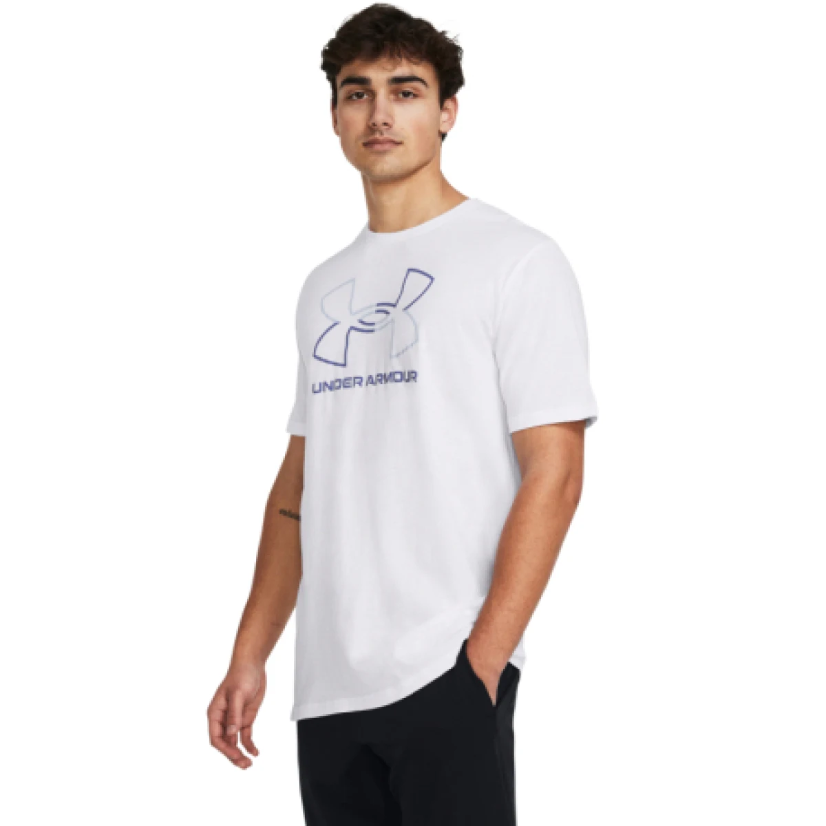 Pánske tričko s krátkym rukávom UNDER ARMOUR UA GL FOUNDATION UPDATE SS-WHT · záber 1
