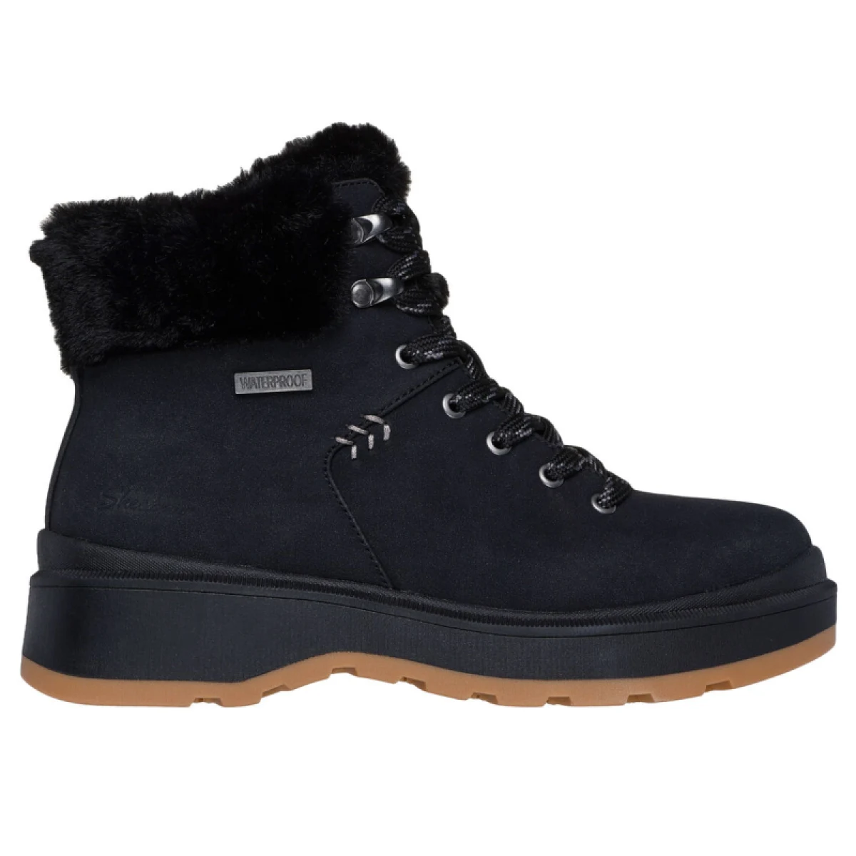 Dámske členkové zimné topánky SKECHERS Park City black black · záber 2