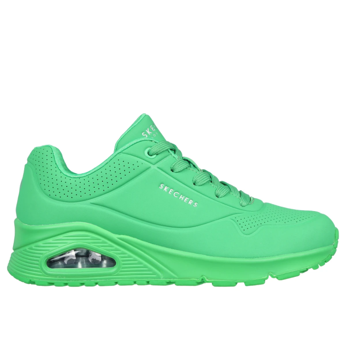 Dámska rekreačná obuv SKECHERS Uno Stand On Air green · záber 2