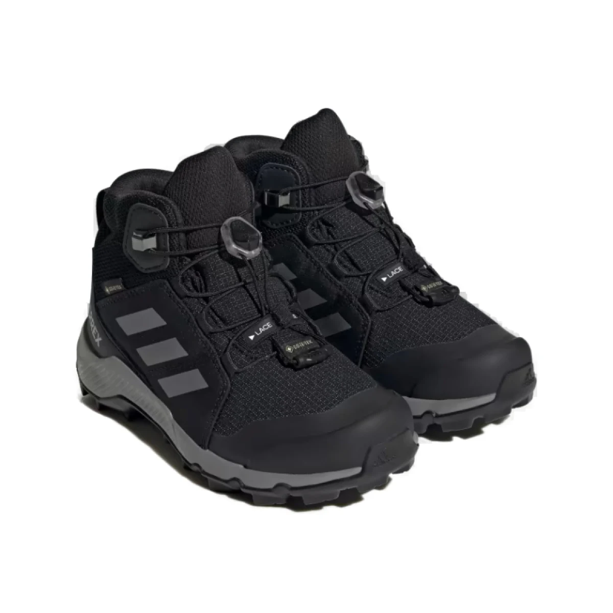 Juniorská členková turistická obuv ADIDAS Terrex Mid Jr GTX core black grey three core black · záber 3
