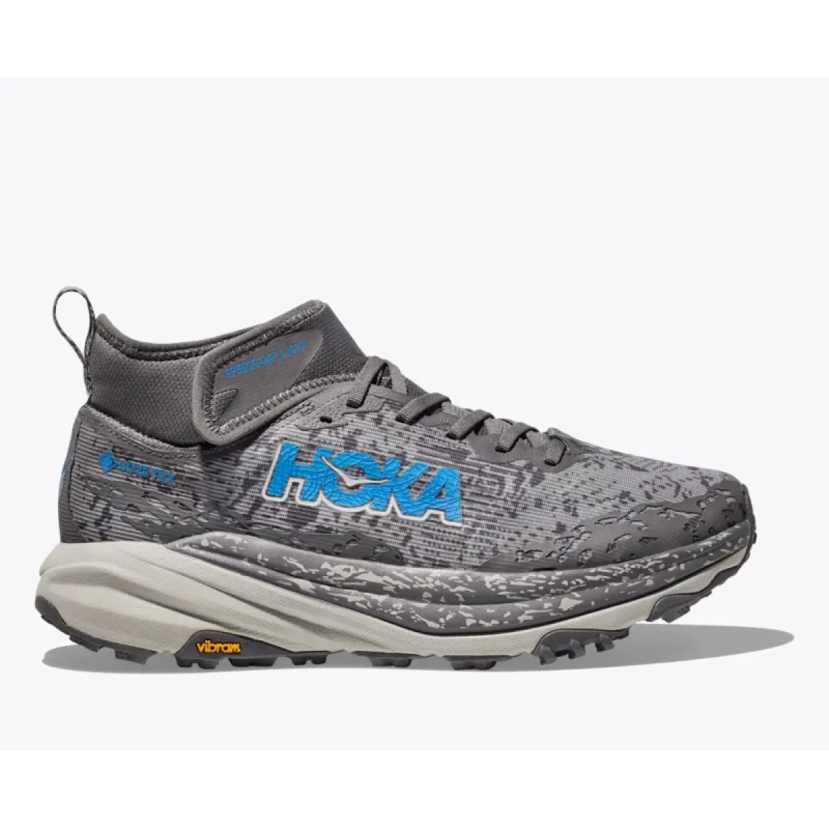 Pánska bežecká trailová obuv HOKA Speedgoat 6 Mid GTX satellite grey stardust · záber 2
