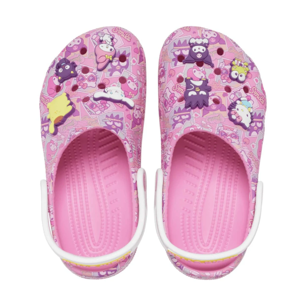 Dievčenské kroksy (rekreačná obuv) CROCS Classic Hello Kitty Clog pink · záber 4