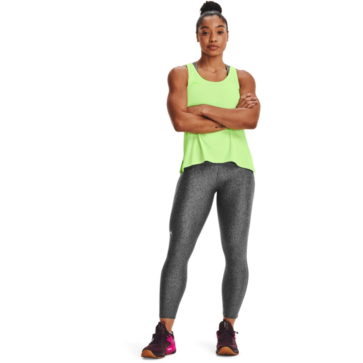 Dámske legíny UNDER ARMOUR Armour Hi Ankle Leg-GRY · záber 4