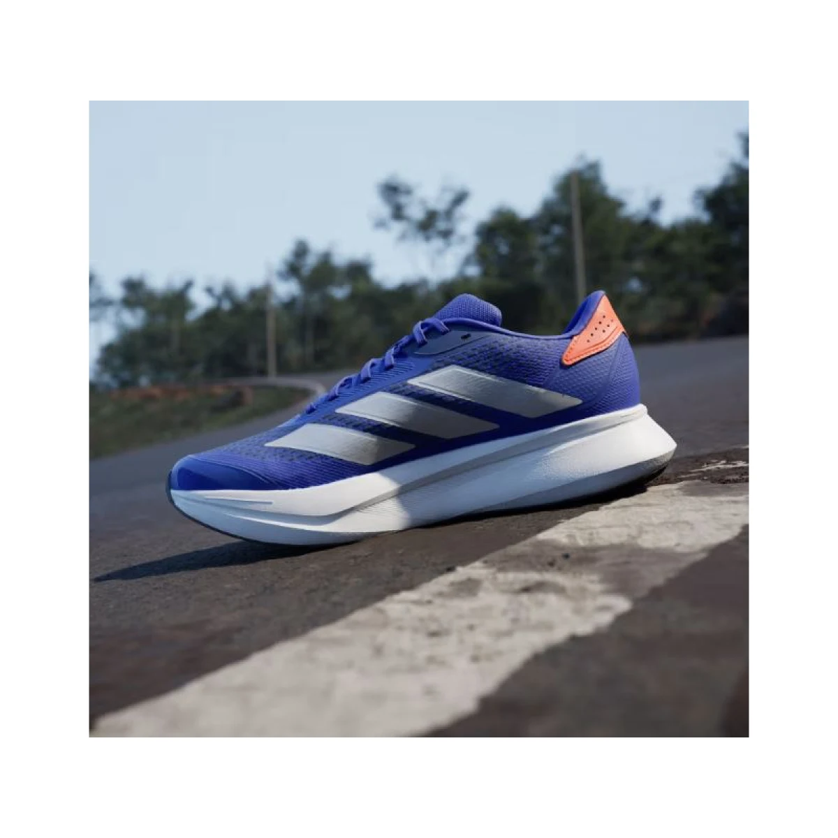 Pánska športová obuv (tréningová) ADIDAS Duramo SL2 M lucid blue zero metalic impact orange · záber 3