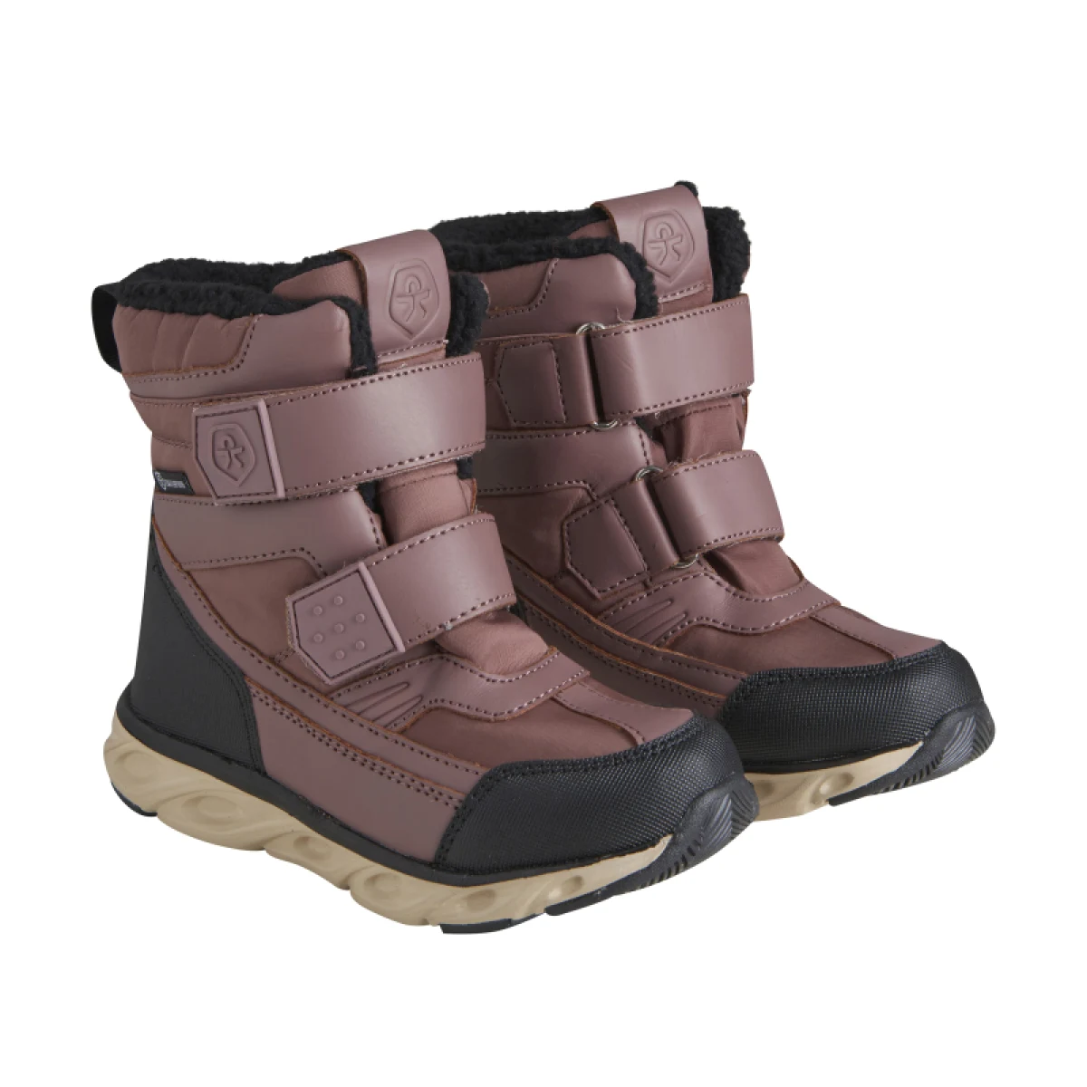 Dievčenské vysoké zimné topánky - Veľkosť: 2 | Farba: Kids Boots High Cut W.2 Wp Marron · záber 2