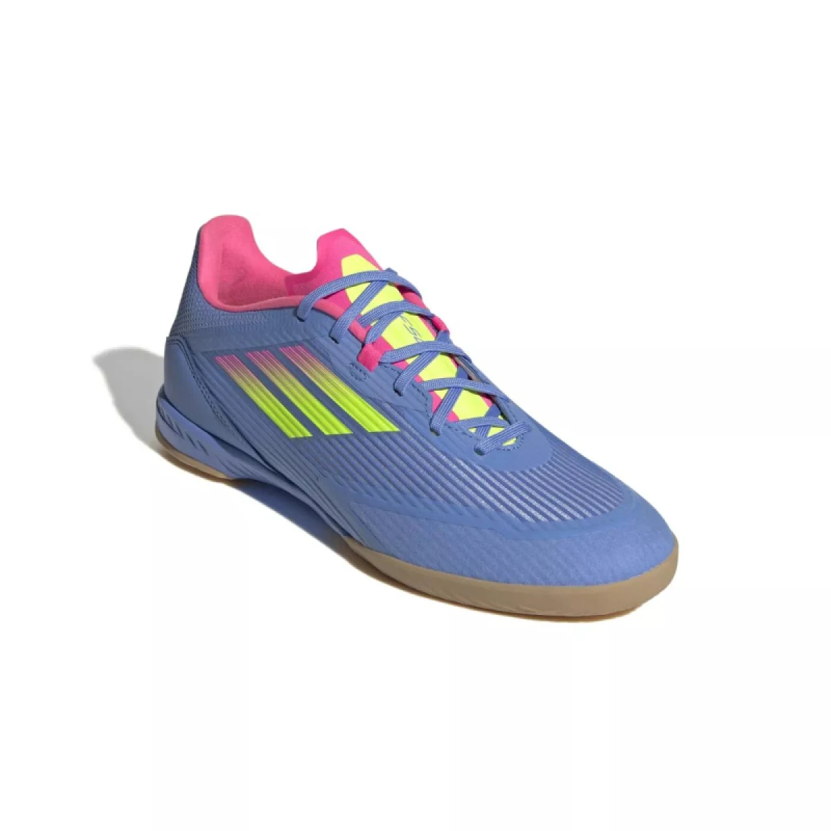 Pánske futbalové kopačky halové ADIDAS F50 League M IC blue fusion lucid lemon lucid pink · záber 3