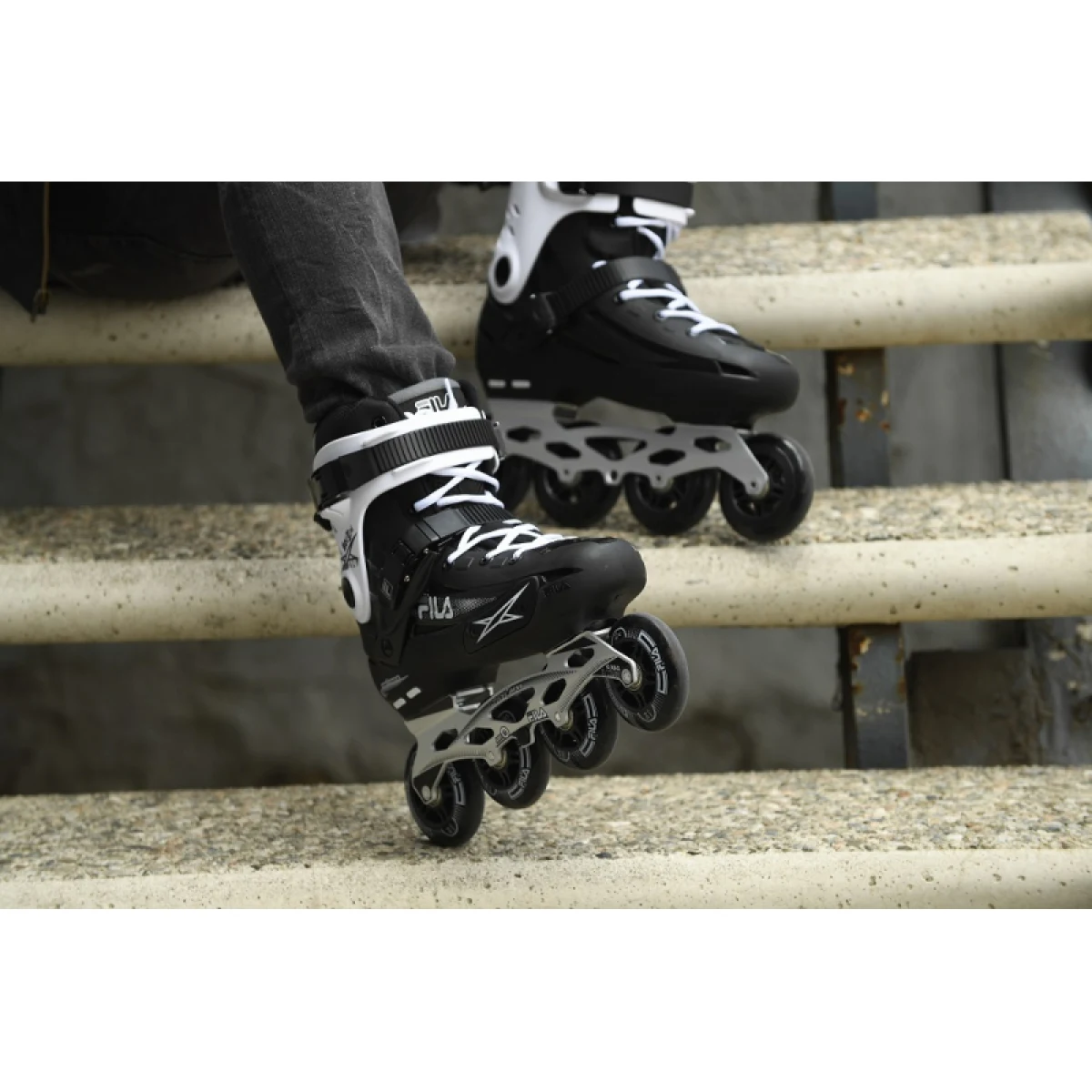 Kolieskové korčule FILA SKATES HOUDINI PRO BLACK WHITE · záber 3