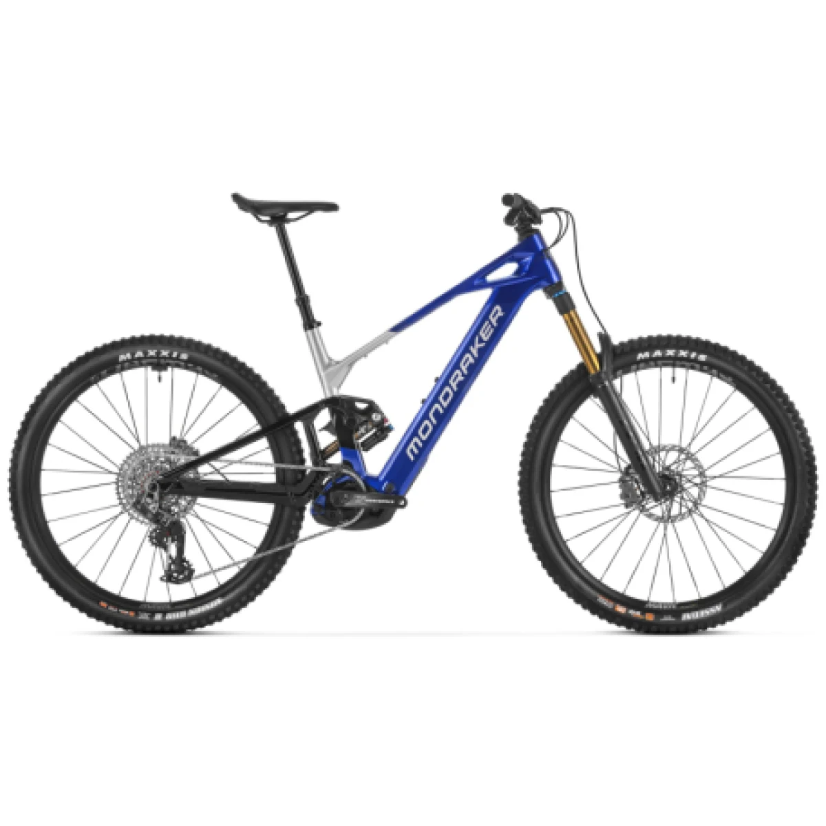 Horský elektrobicykel MONDRAKER Crafty Carbon RR, admiral blue · záber 1