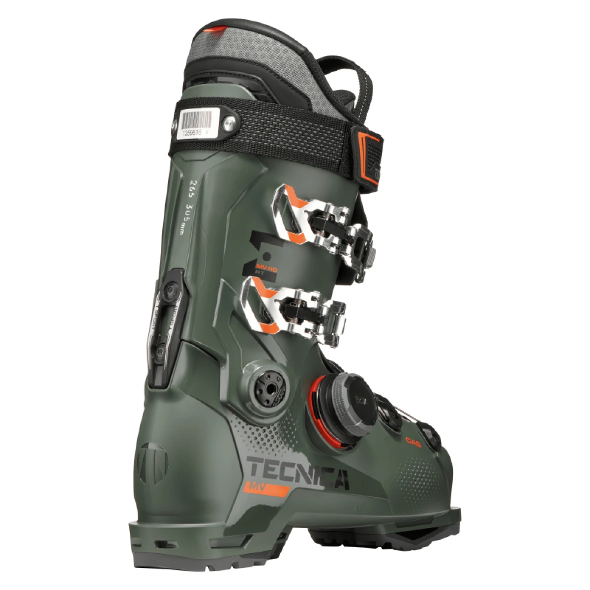 Pánske lyžiarky na zjazdovku - on piste TECNICA Mach BOA MV 110 RT GW, progressive green · záber 5