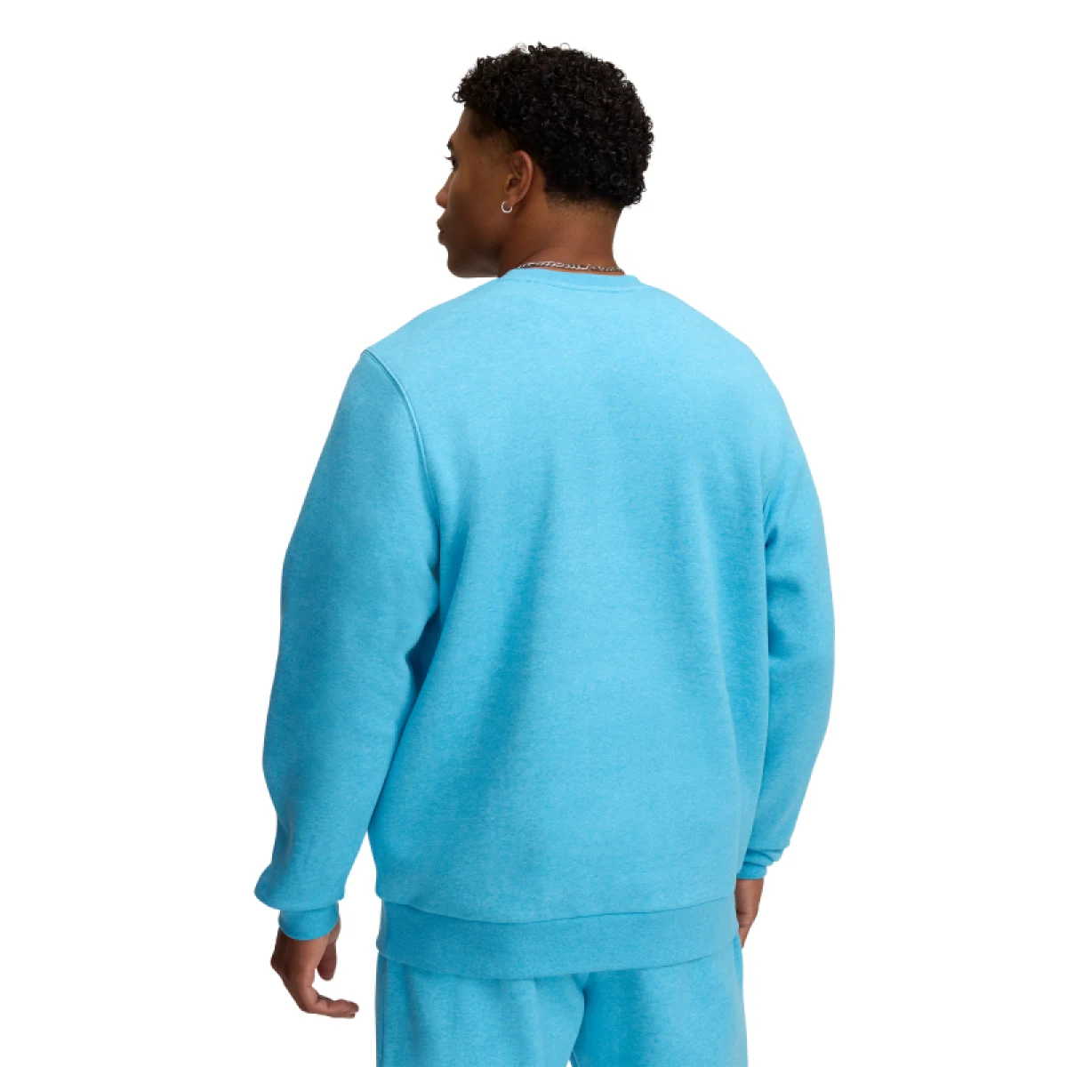 Pánska zateplená mikina UNDER ARMOUR UA Icon Fleece Crew-BLU · záber 2