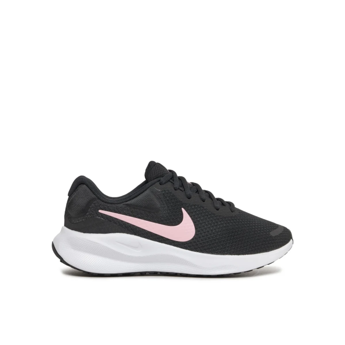 Dámska športová obuv (tréningová) NIKE Revolution 7 black white medium soft pink · záber 2