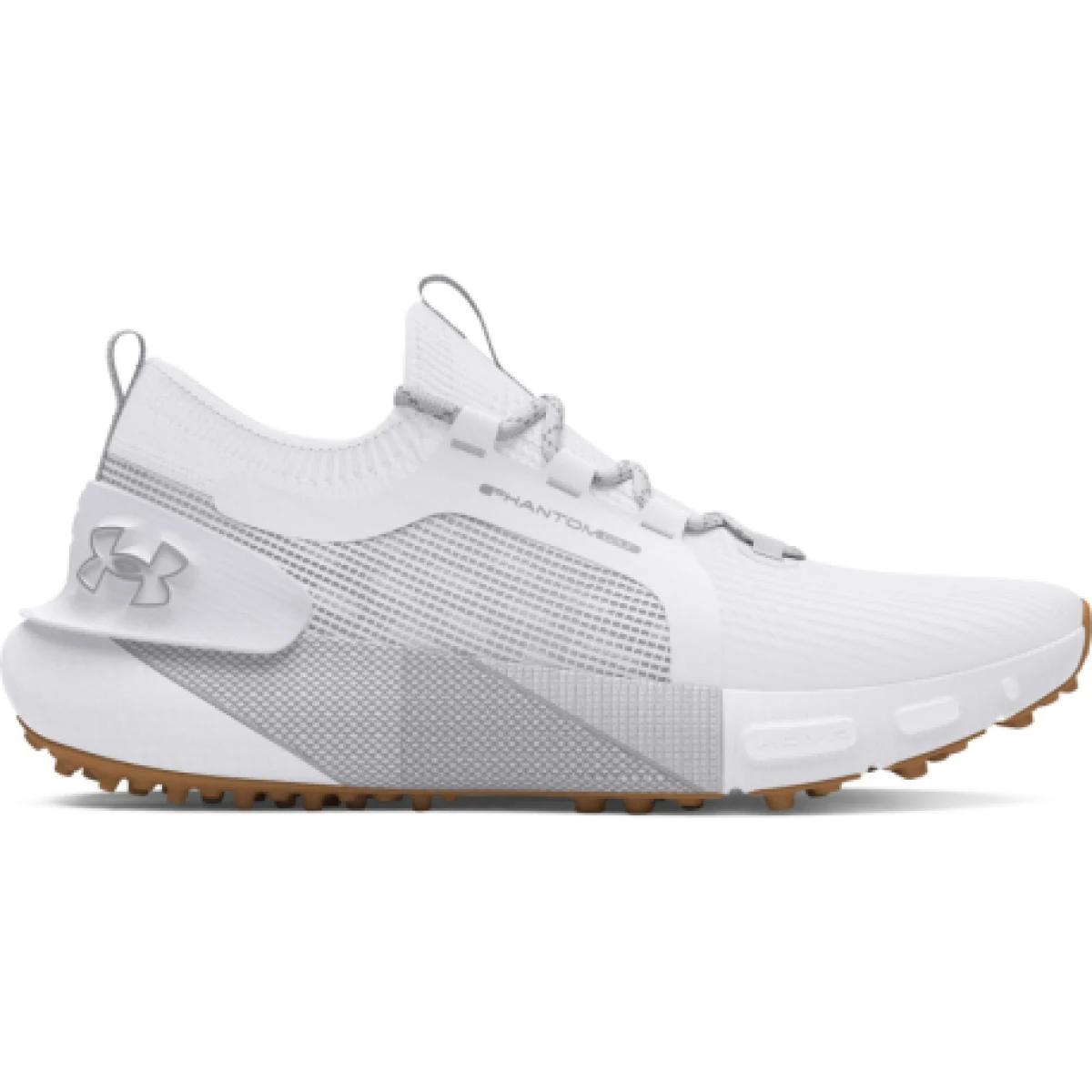 Pánske golfové topánky s hrotmi UNDER ARMOUR UA Phantom Golf white white mod gray · záber 1