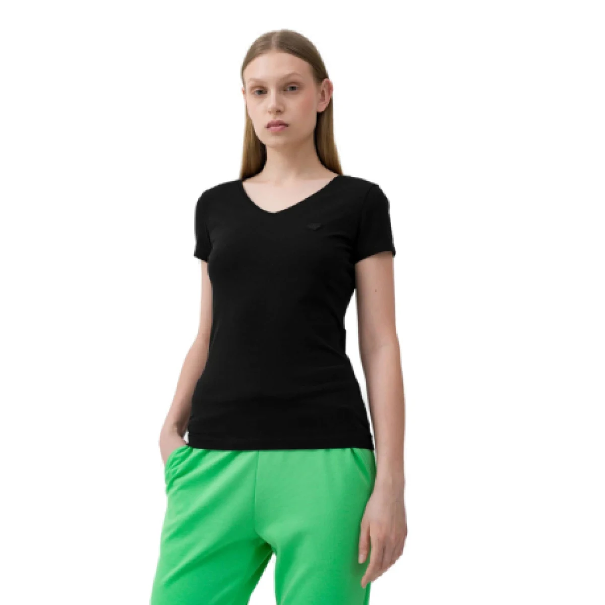 Dámske tričko s krátkym rukávom 4F TSHIRT F730-20S-DEEP BLACK · záber 1
