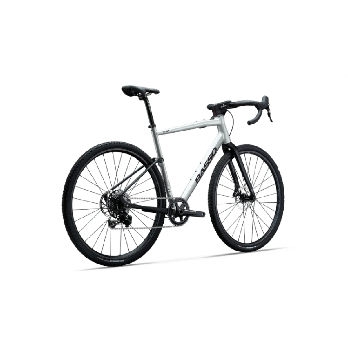Gravel bicykel BASSO Tera, silver, Sram Apex, Microtech MX25 · záber 3