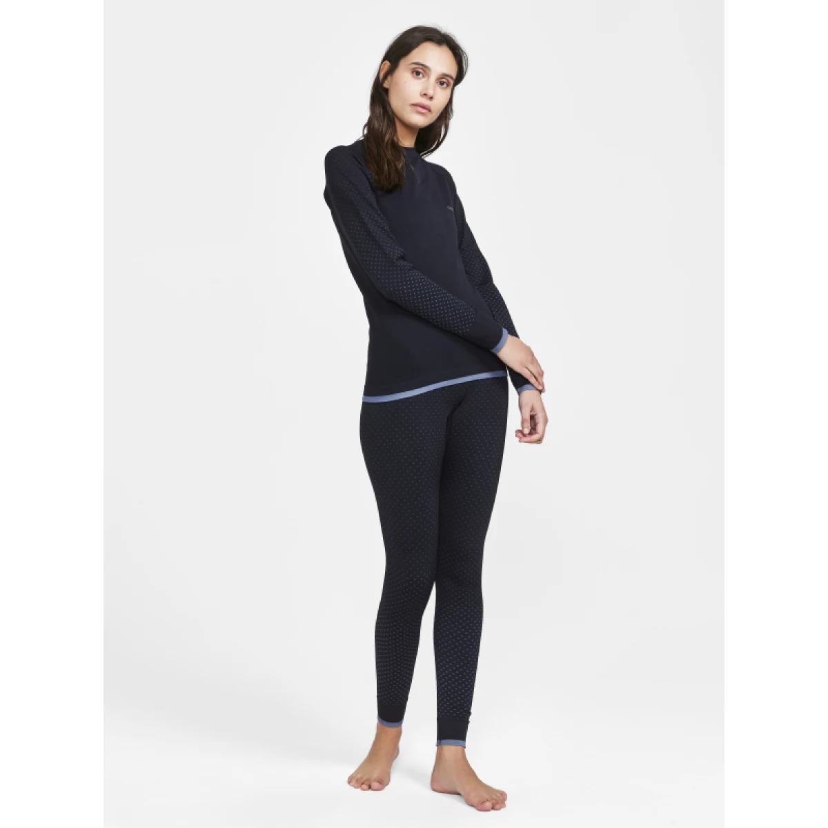 Dámske termo tričko s dlhým rukávom CRAFT ADV WARM INTENSITY LS W-999000-Black · záber 4