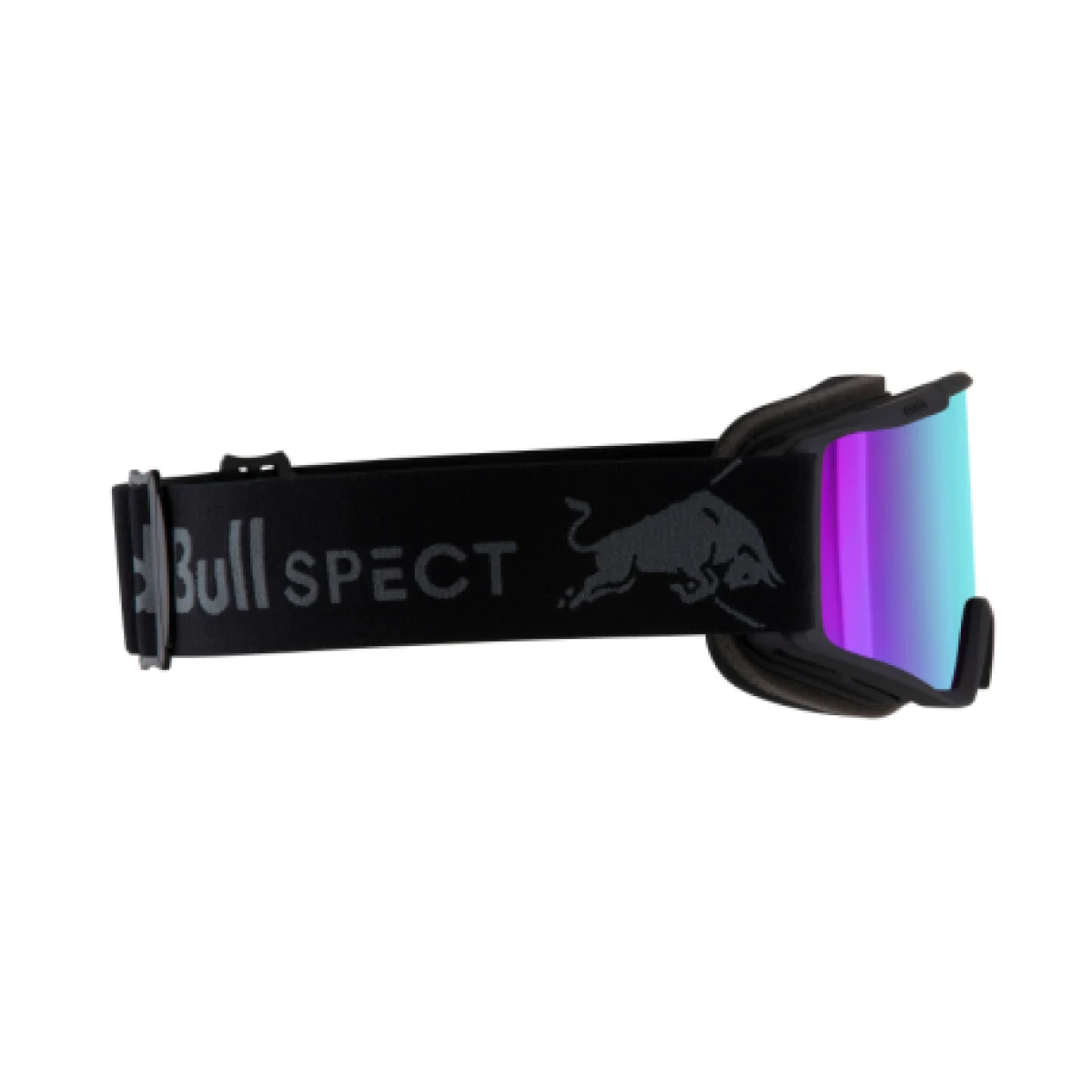 Lyžiarske okuliare RED BULL SPECT NEON 01GR3, black brown with green revo · záber 1