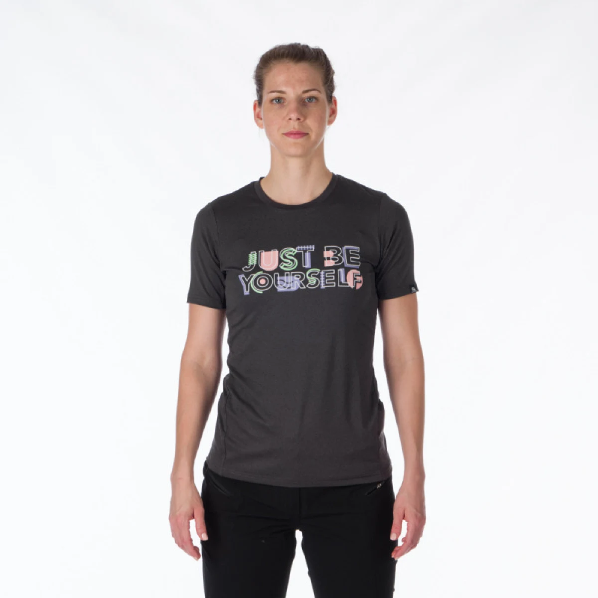 Dámske turistické tričko s krátkym rukávom NORTHFINDER MINNIE-274-black · záber 3