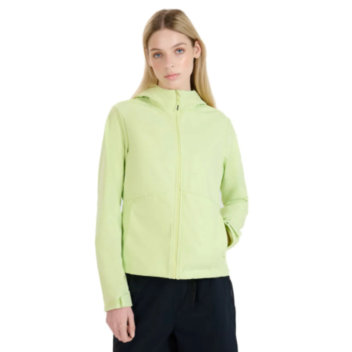 Dámska turistická bunda 4F SOFTSHELL JACKET F320-45S-CANARY GREEN · záber 1