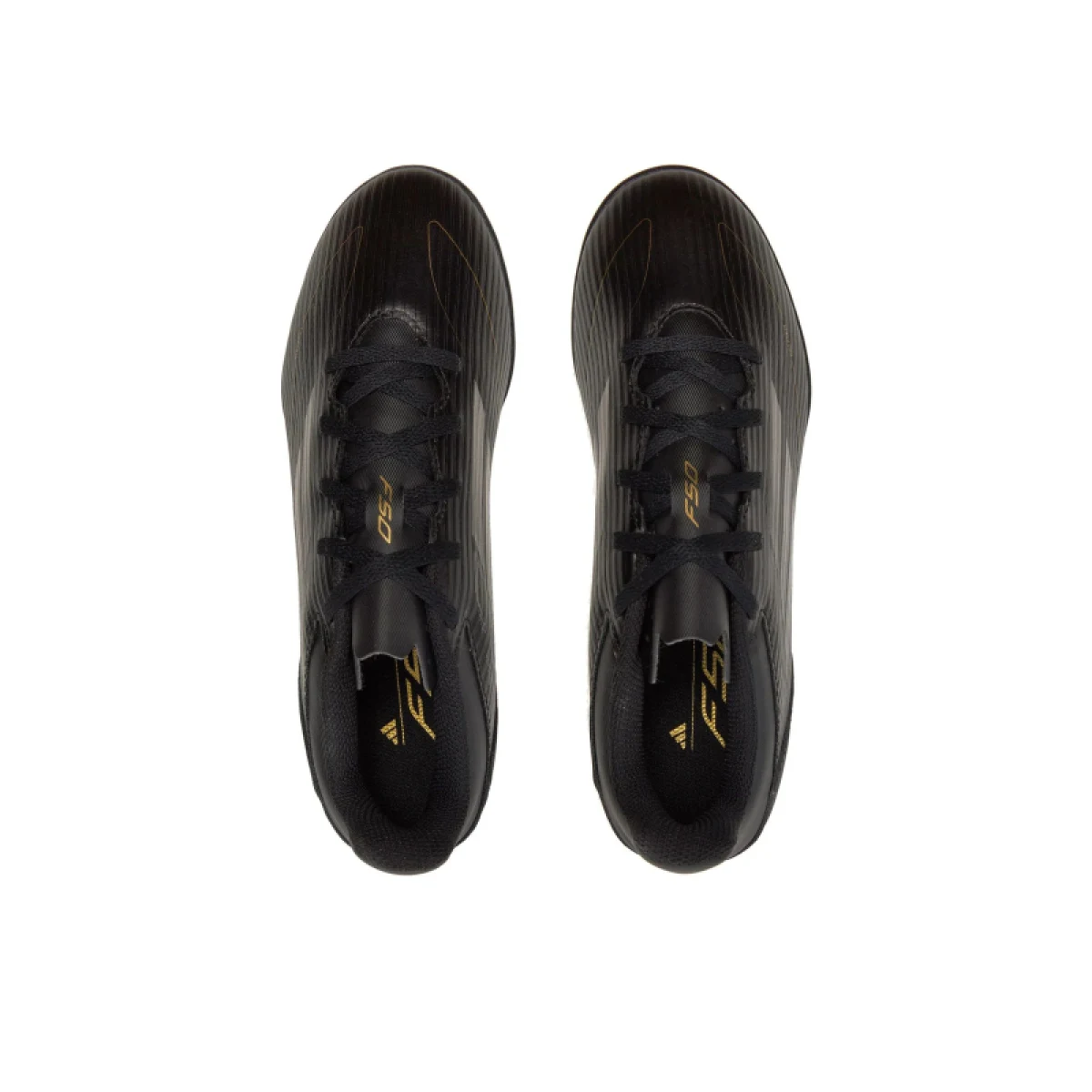 Pánske futbalové kopačky turfy ADIDAS F50 Club M TF core black iron metallic gold metallic · záber 5