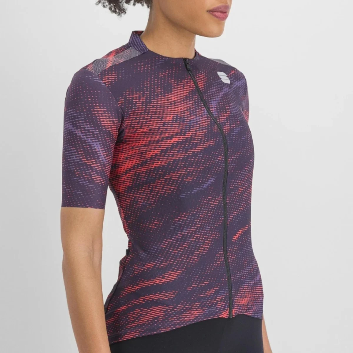 Dámsky cyklistický dres s krátkym rukávom SPORTFUL Cliff supergiara w jersey, nightshade · záber 4