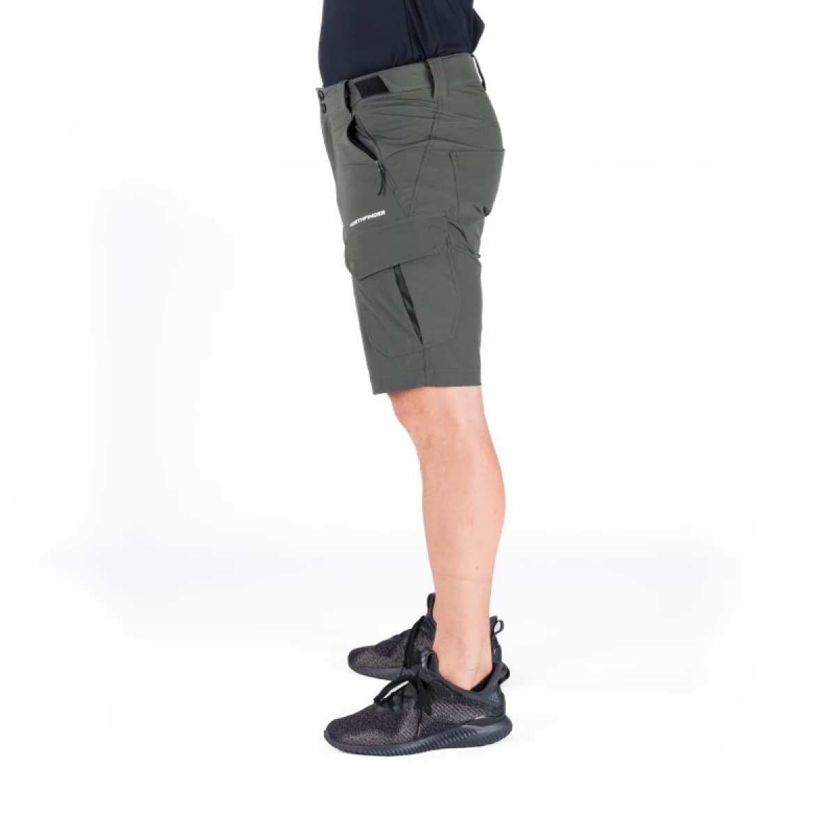 Pánske turistické kraťasy NORTHFINDER ANTHON 300darkgreen · záber 2