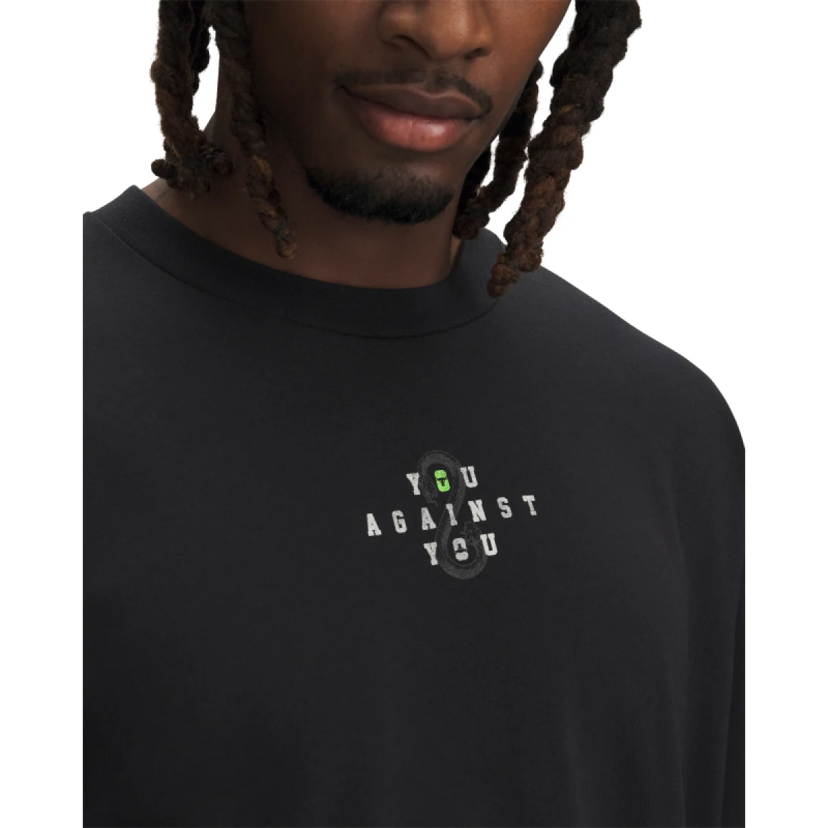 Pánske tričko s krátkym rukávom UNDER ARMOUR PROJECT ROCK Hwt SS-BLK · záber 3