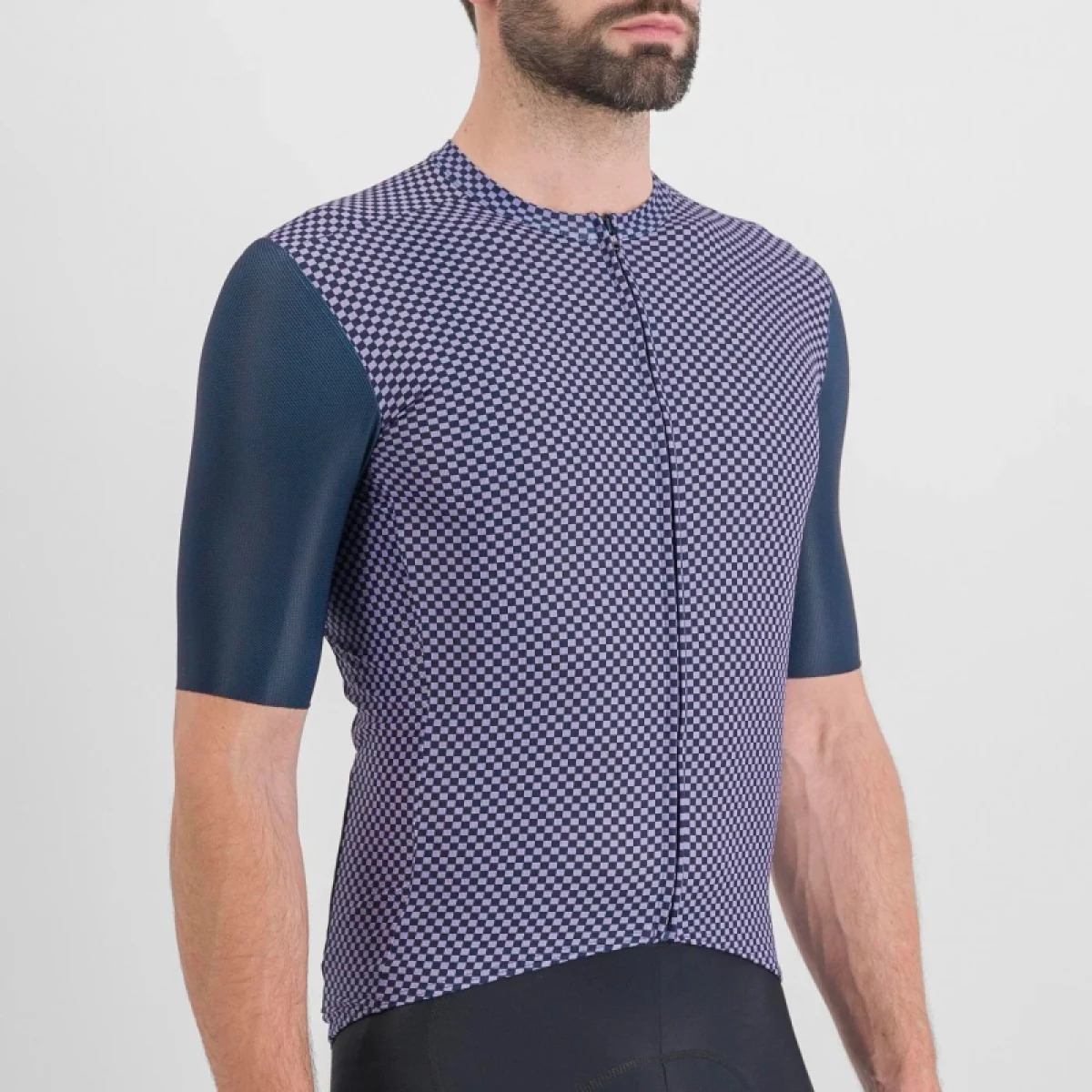 Pánsky cyklistický dres s krátkym rukávom SPORTFUL Checkmate jersey, galaxy blue chalck violet · záber 4