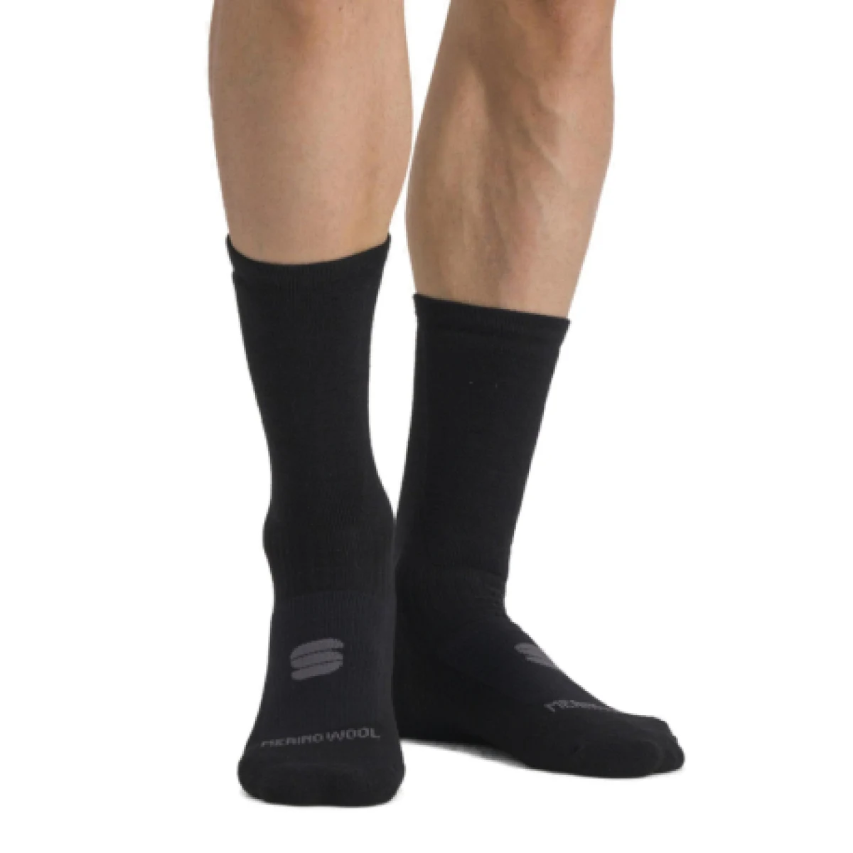 Cyklistické ponožky SPORTFUL Merino wool 18 socks, black anthracite · záber 1