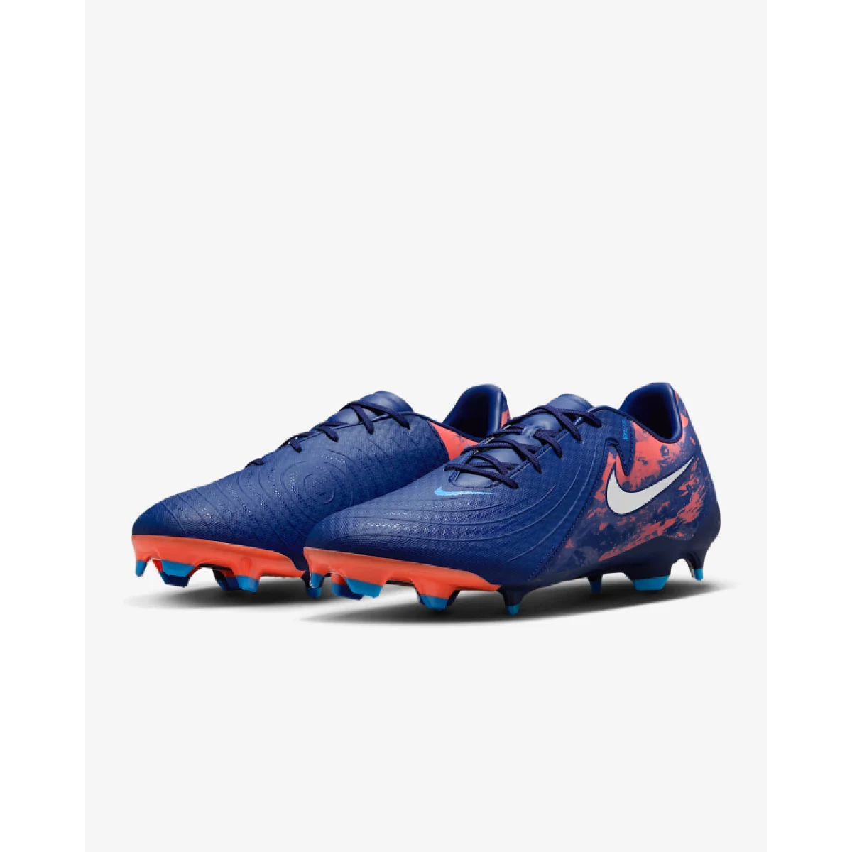 Pánske futbalové kopačky outdoorové NIKE Phantom GX II Academy Erling Haaland M FG MG blue void chrome · záber 4