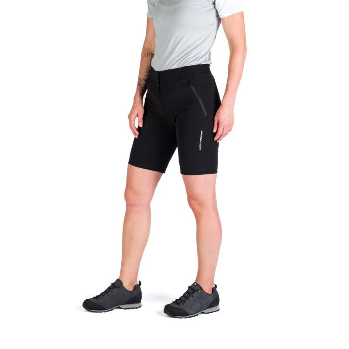 Dámske turistické kraťasy NORTHFINDER JACKIE-269-black · záber 2