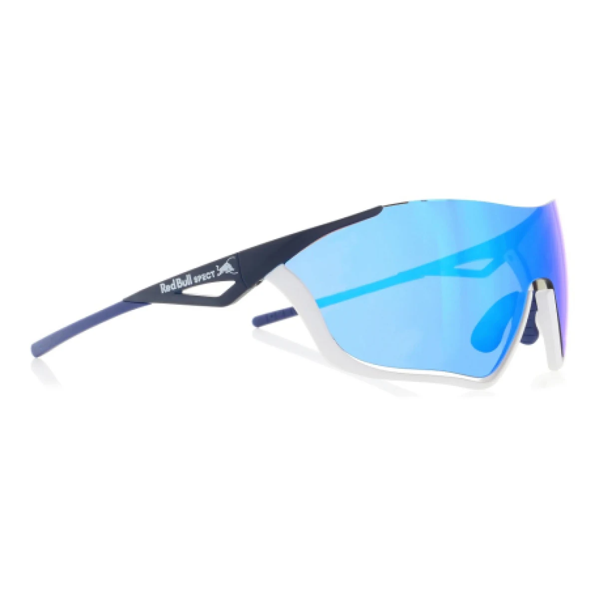 Slnečné okuliare RED BULL SPECT FLOW 001, white blue, smoke with blue mirror, CAT3, 2nd lens transparent, 135-0 · záber 1