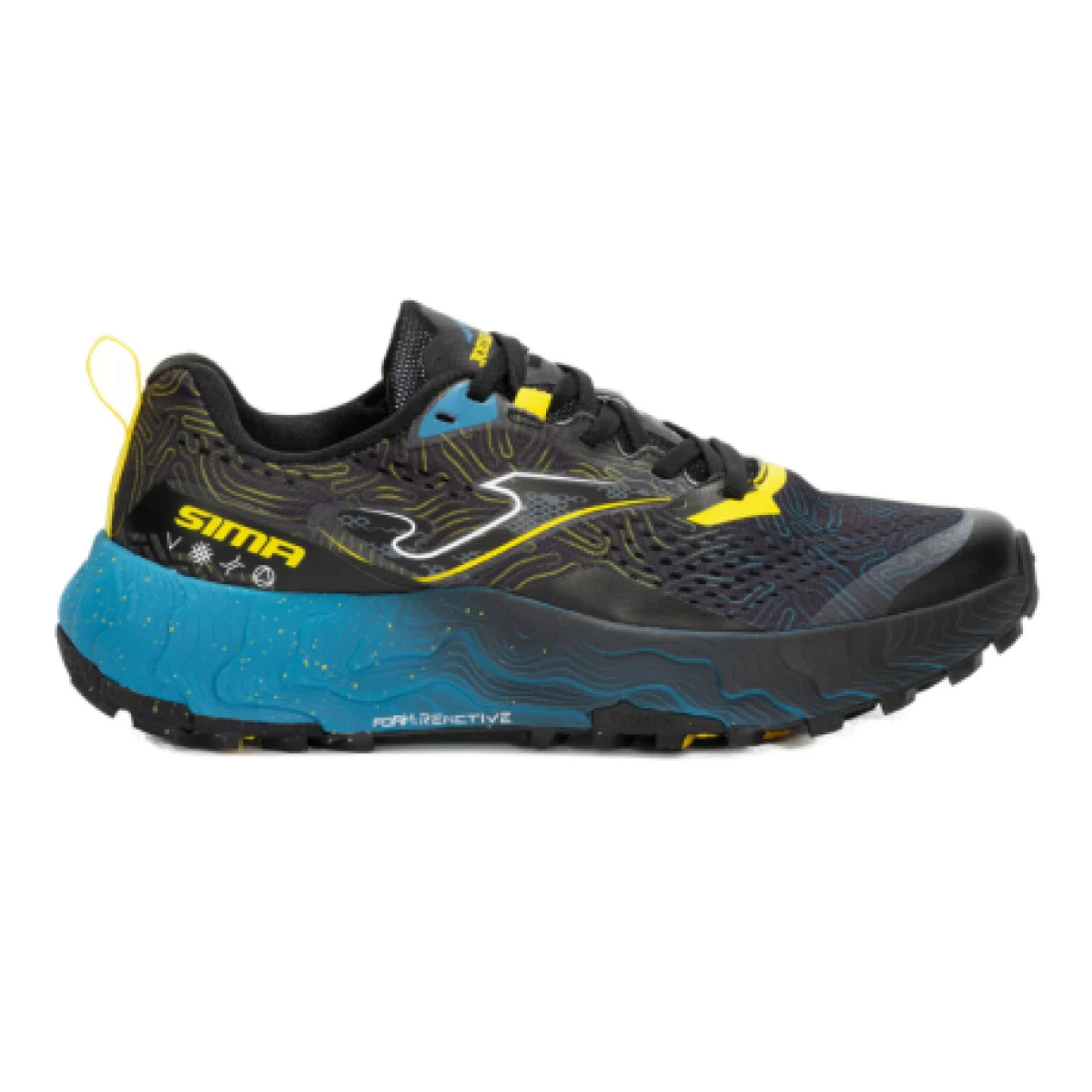 Pánska bežecká trailová obuv JOMA Sima 2501 M black blue · záber 1