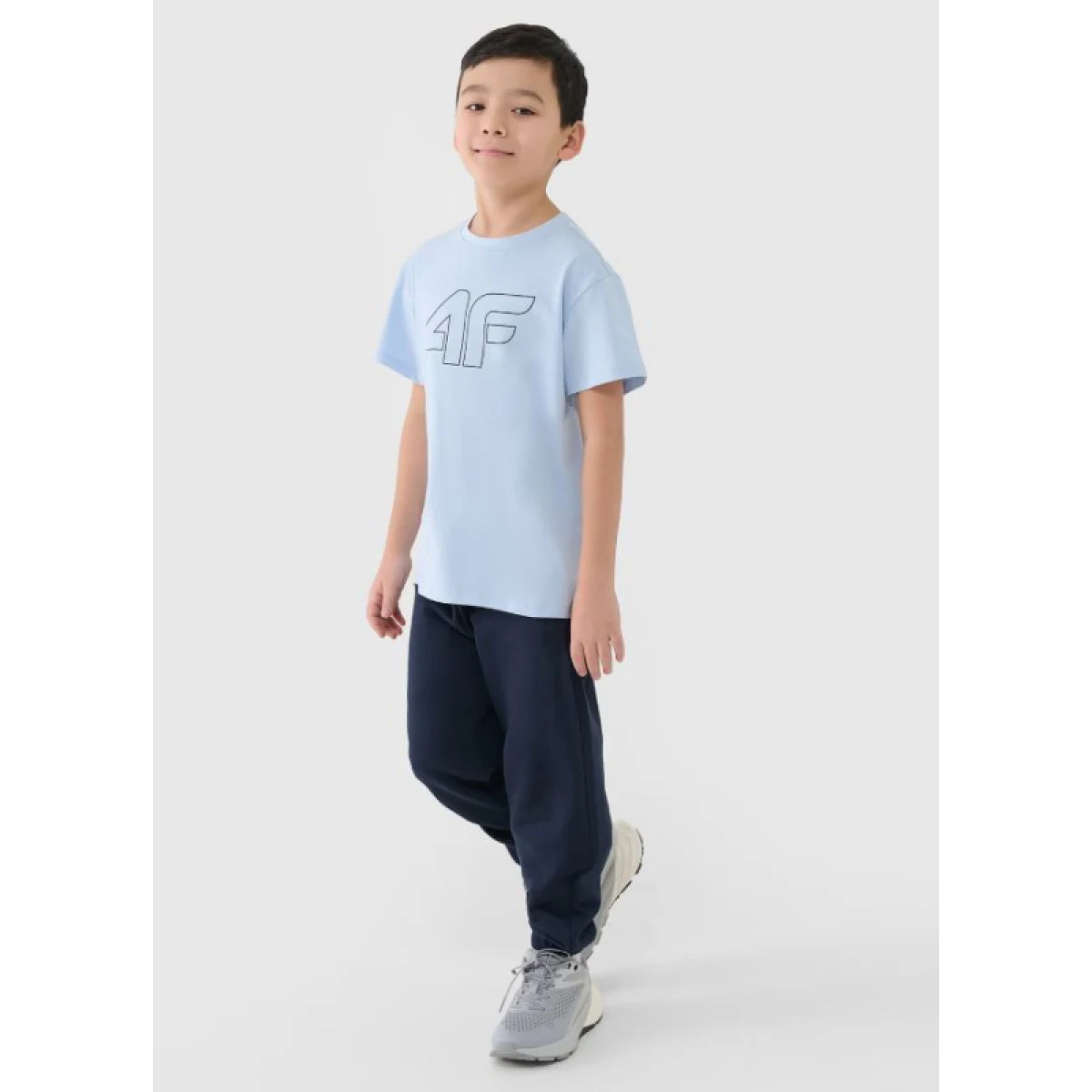 Chlapčenské tričko s krátkym rukávom 4F JUNIOR TSHIRT M2325-33S-BLUE · záber 4