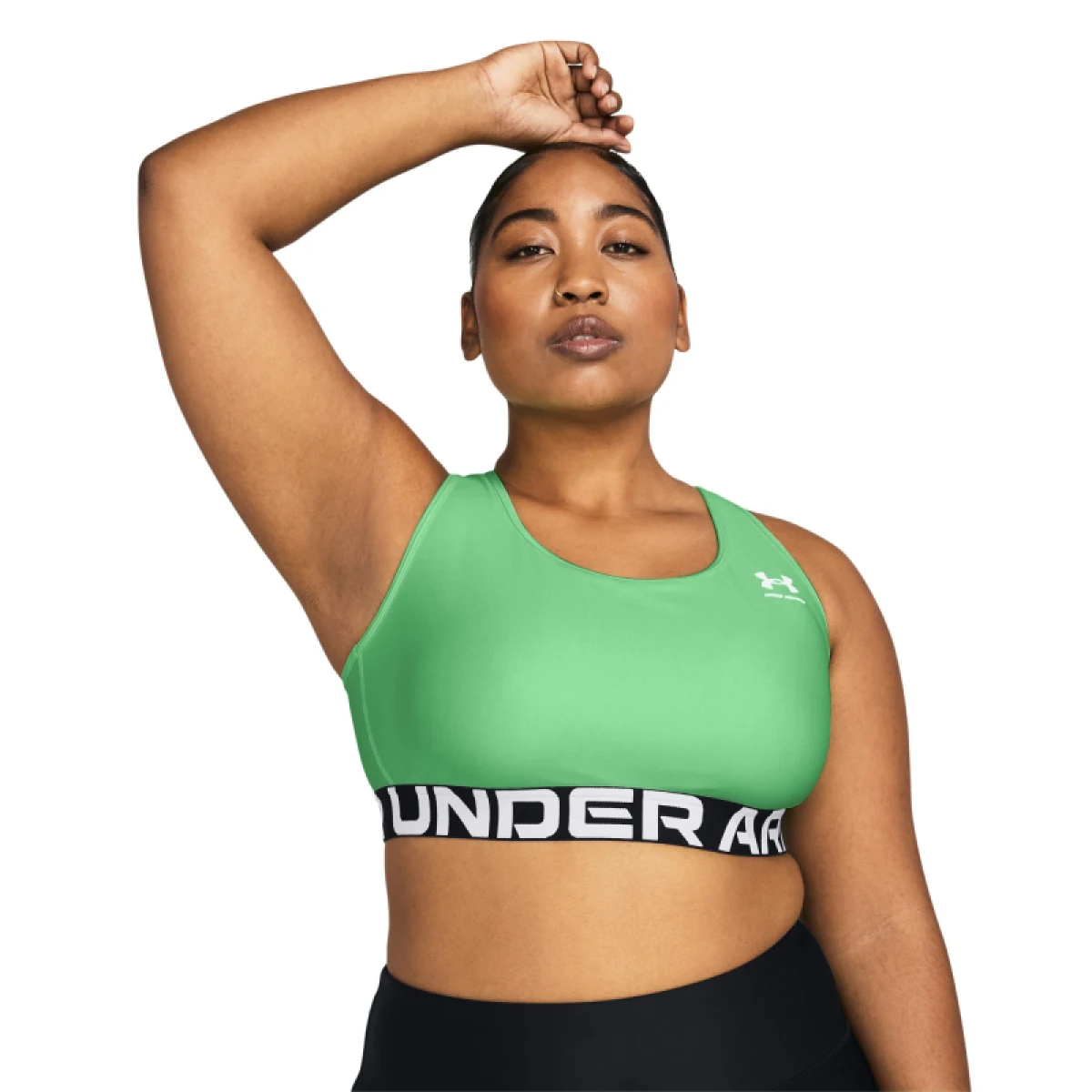 Dámska tréningová športová podprsenka UNDER ARMOUR UA HG Authentics Mid Branded-GRN 350 · záber 5