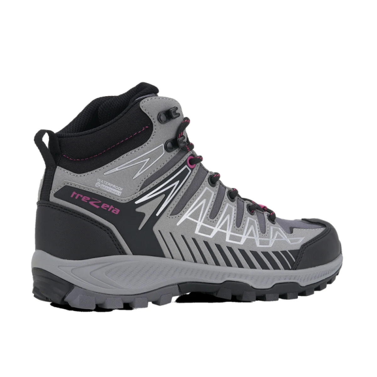 Dámska vysoká turistická obuv TREZETA Thunder Mid Ws Wp, Grey Fuchsia · záber 4