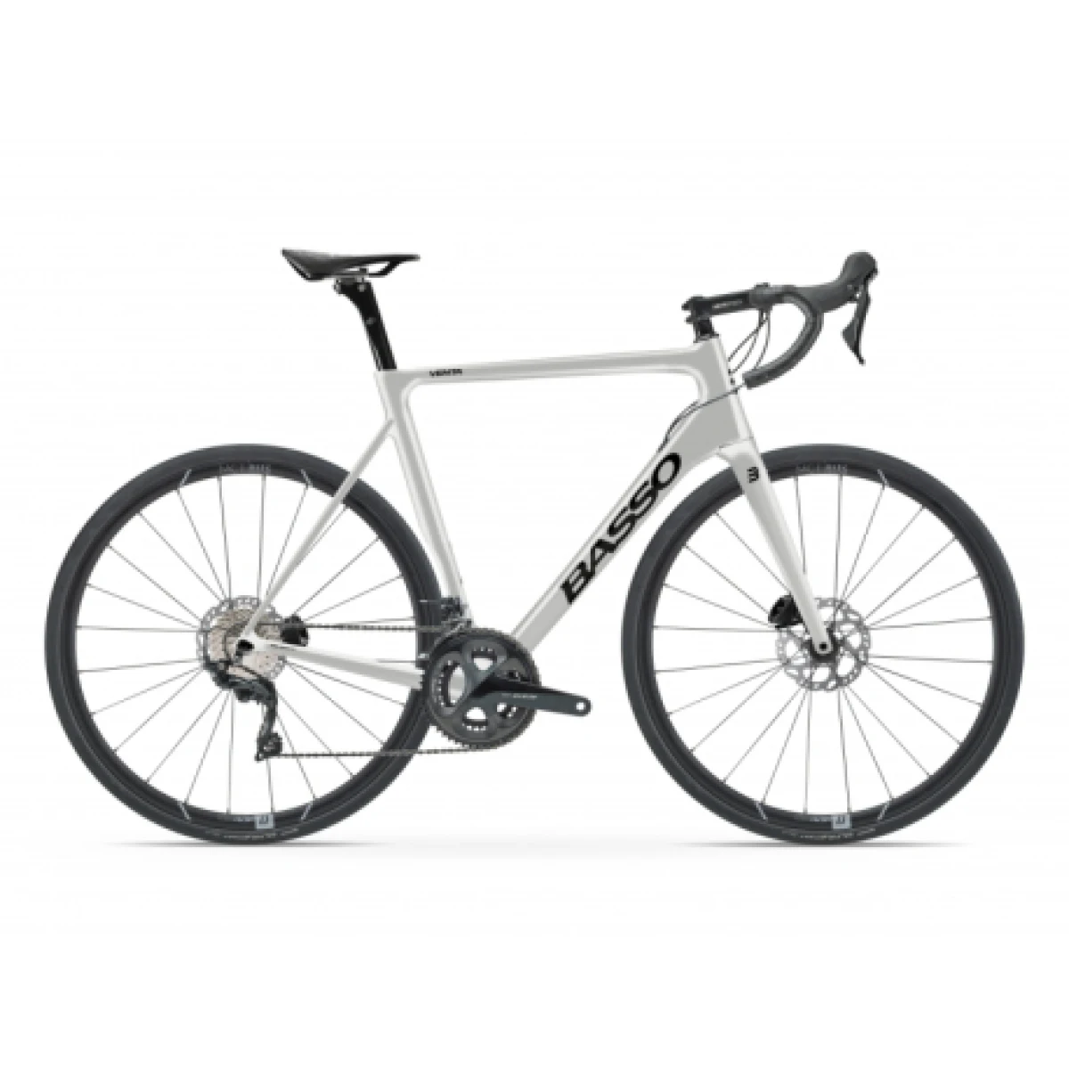 Cestný bicykel BASSO Venta disc, stone gray, Shimano 105, Microtech MCT · záber 1