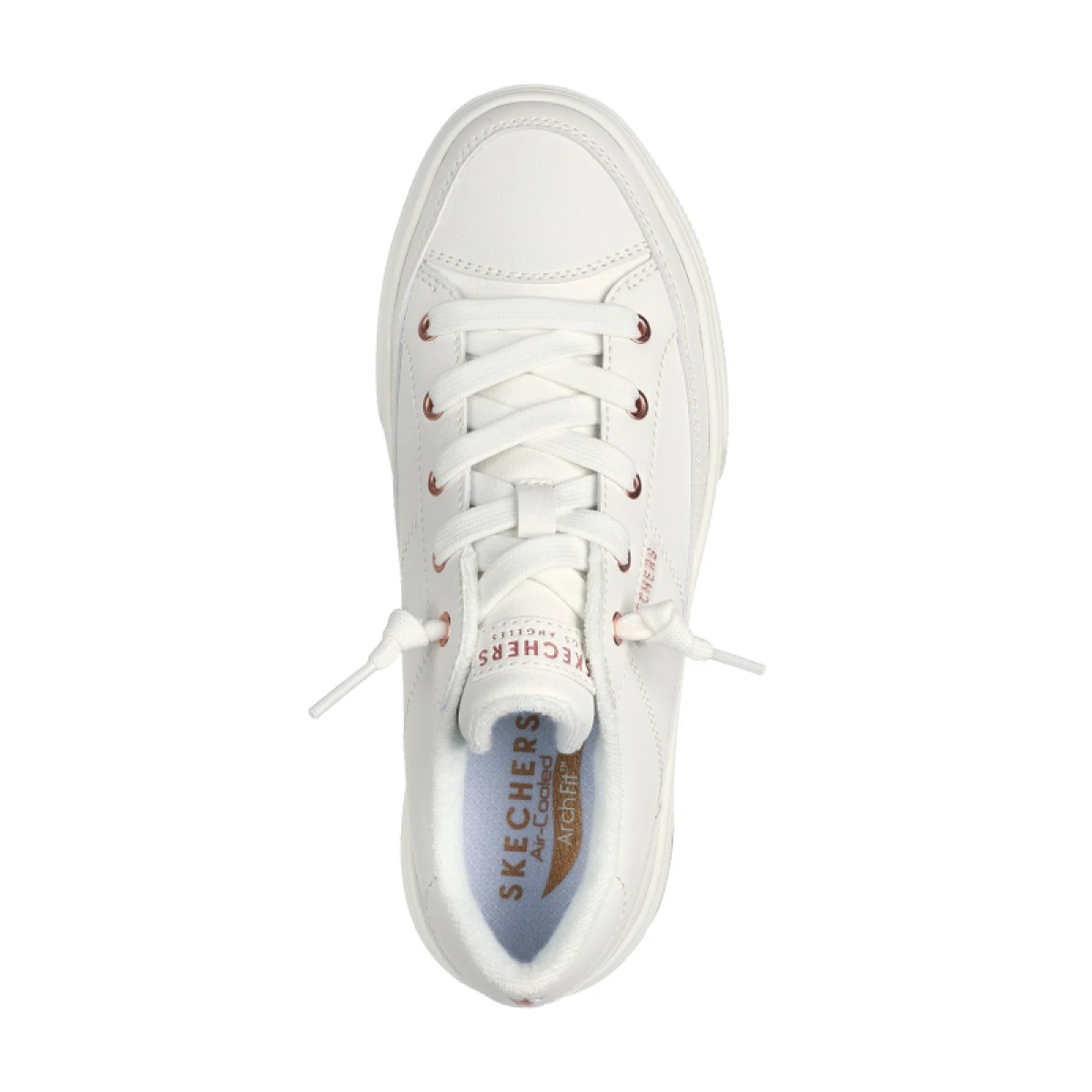 Dámska rekreačná obuv SKECHERS Arch Fit Arcade On My Way W white · záber 4