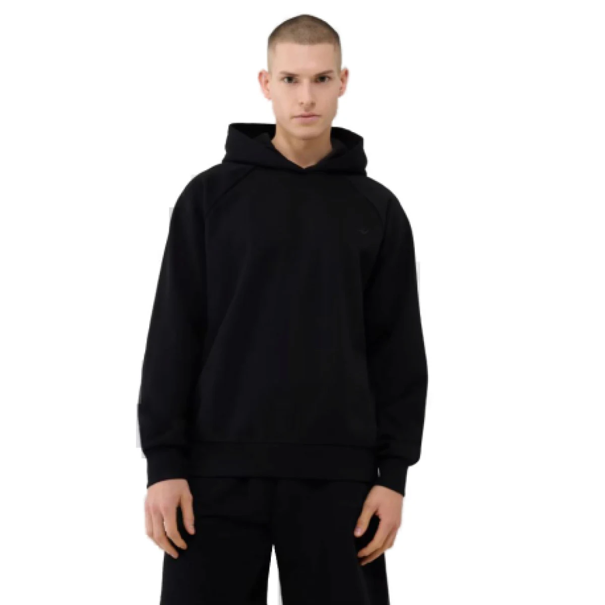 Mikina s kapucňou 4F SWEATSHIRT U1547-20S-DEEP BLACK · záber 1