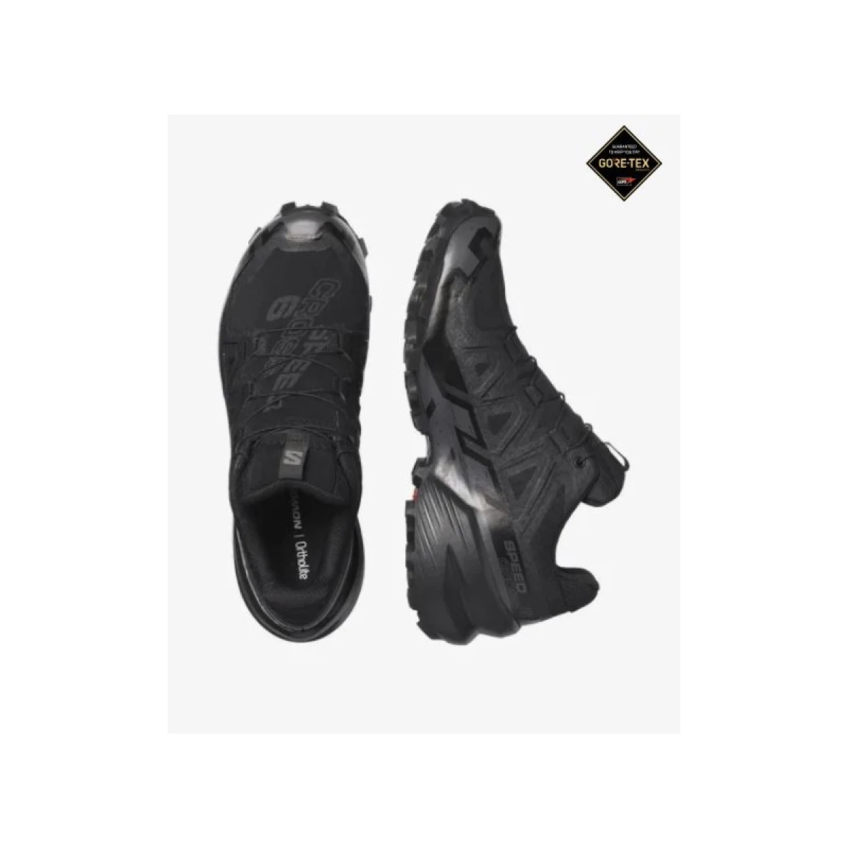 Dámska bežecká trailová obuv SALOMON Speedcross 6 GTX W black black phantom · záber 4
