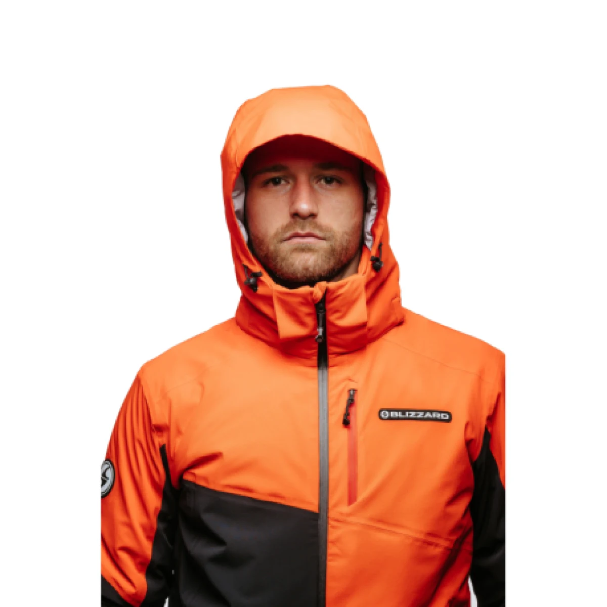 Pánska lyžiarska bunda s kapucňou BLIZZARD Ski Jacket Berwang, cherry red black · záber 1