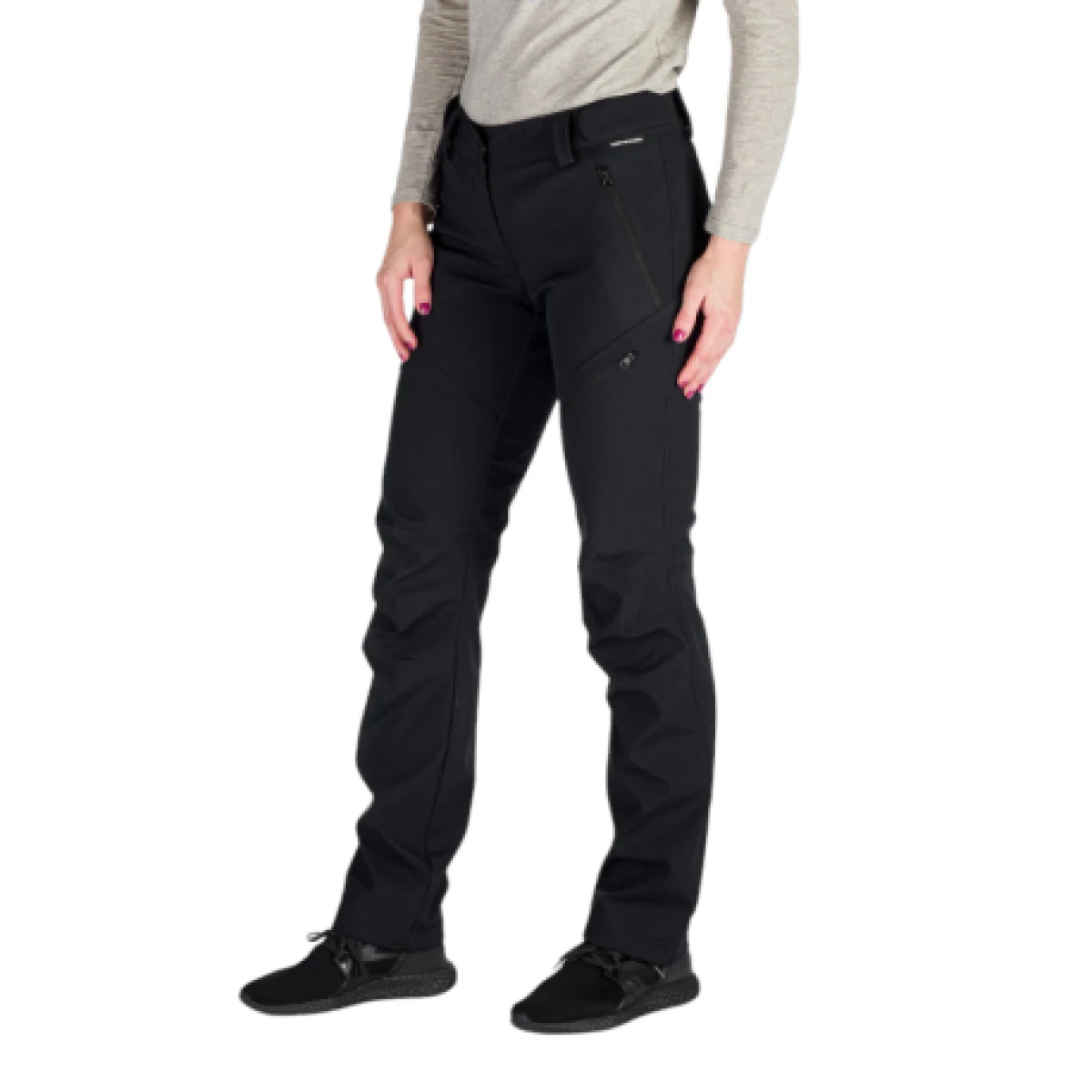 Dámske turistické zateplené nohavice NORTHFINDER JUANITA-269-black · záber 1