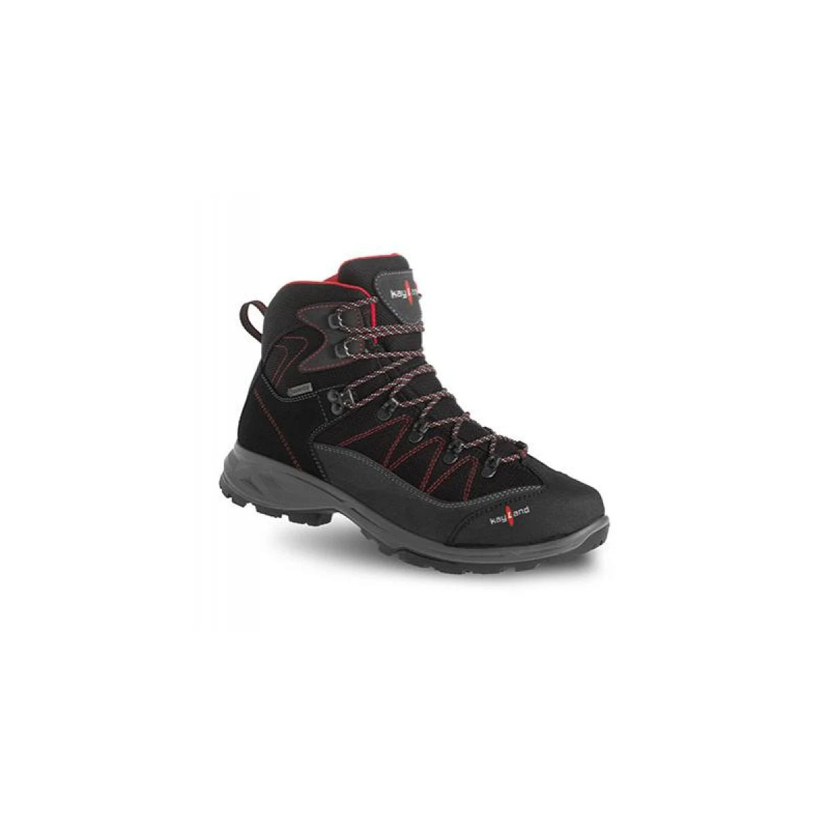 Pánska vysoká turistická obuv KAYLAND Ascent Evo Gtx, Black Red · záber 2