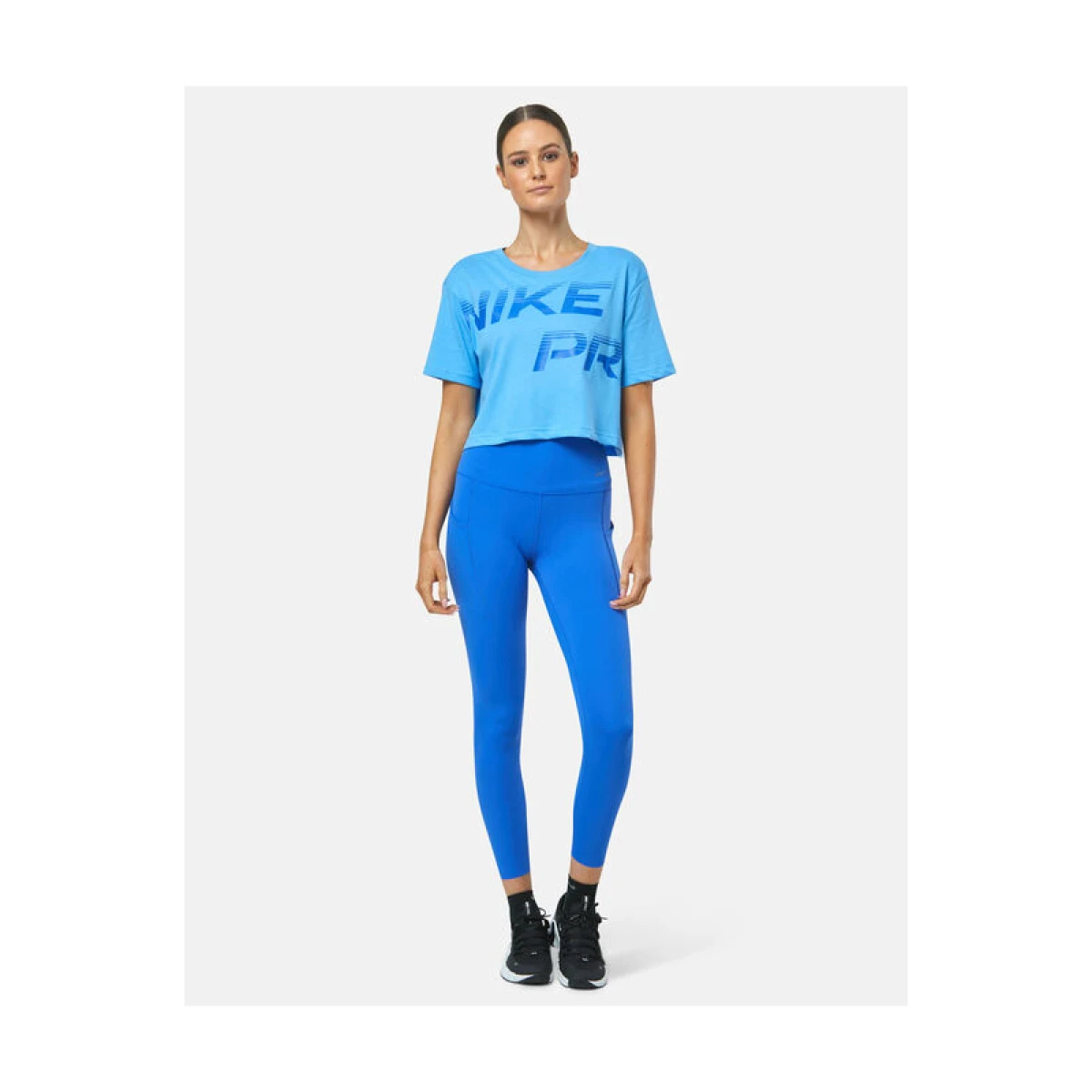 Dámske tréningové tričko s krátkym rukávom NIKE PRO W GRX SS-FQ4985-412-UNIVERSITY BLUE · záber 4
