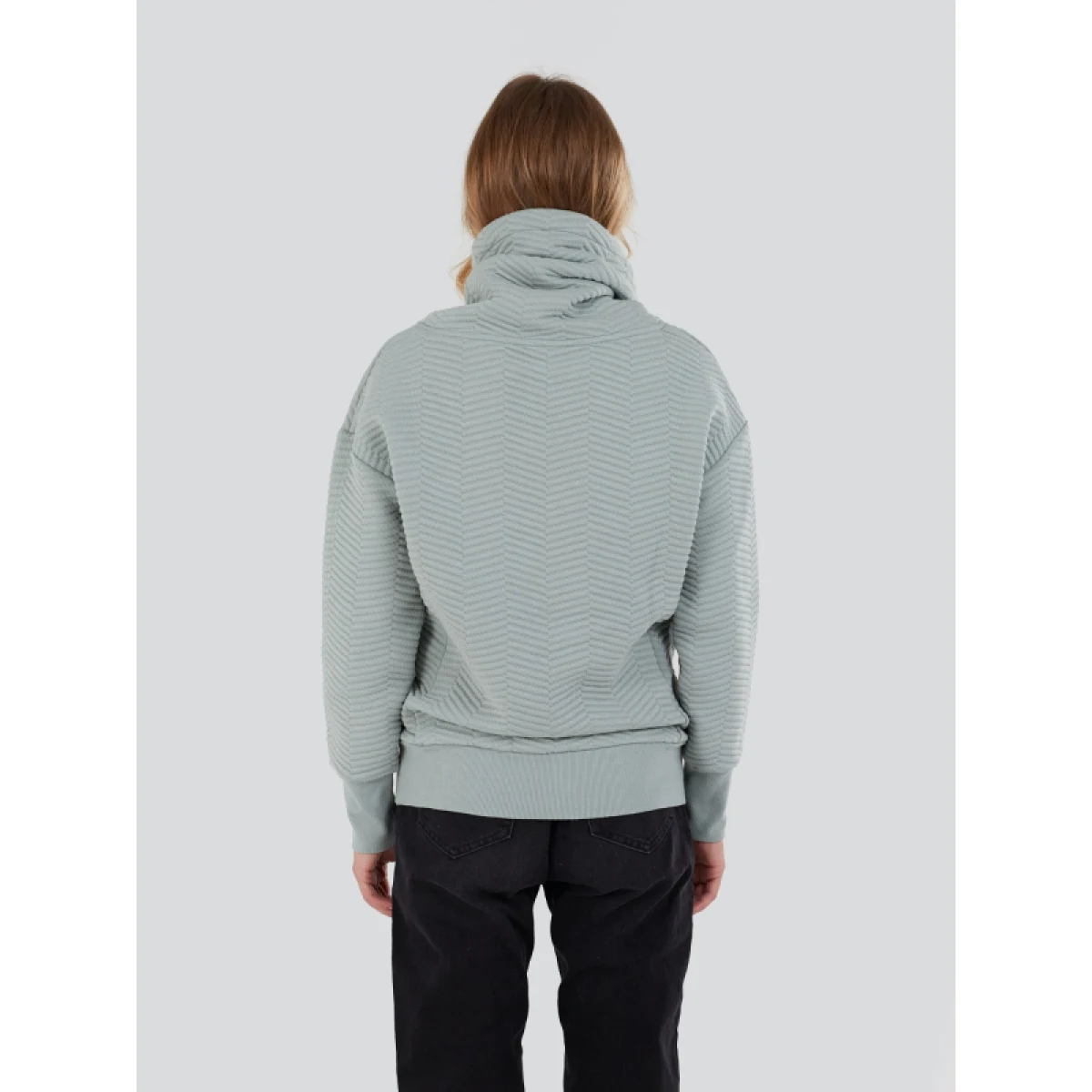 Dámska mikina FUNDANGO Aliz Pullover-528-fern · záber 4